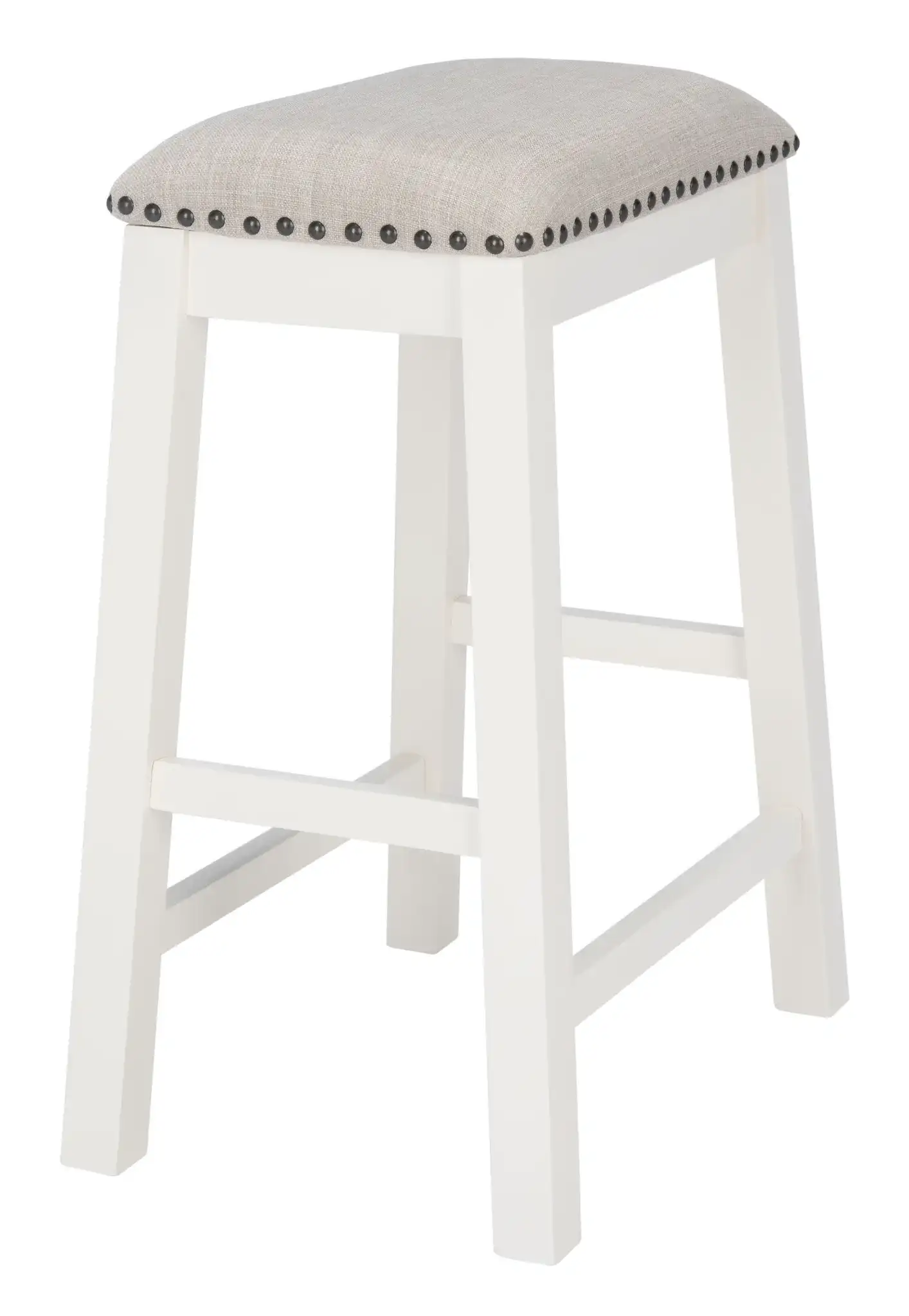 Aero Counter Stool (Set of 2) in White, detail view