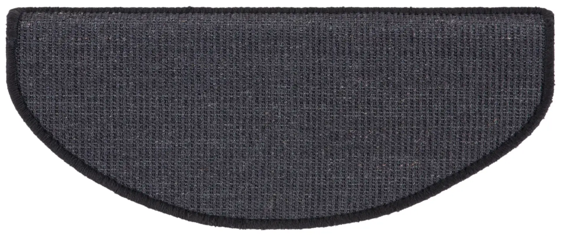 Tonal Hand-Loomed Sisal Stair Treads (Set of 13) in Black