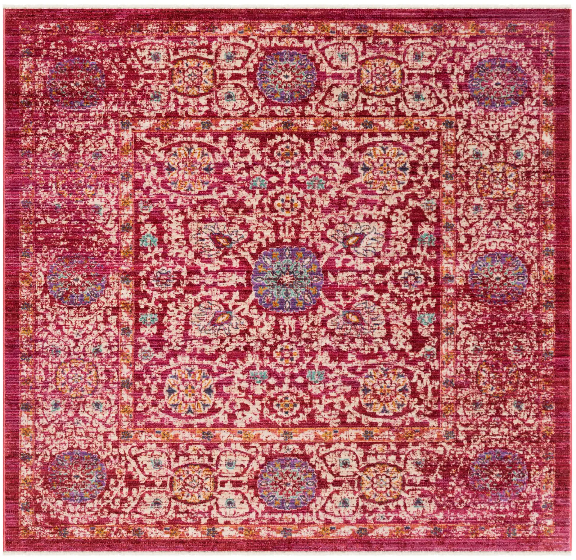 Fuchsia / Ivory