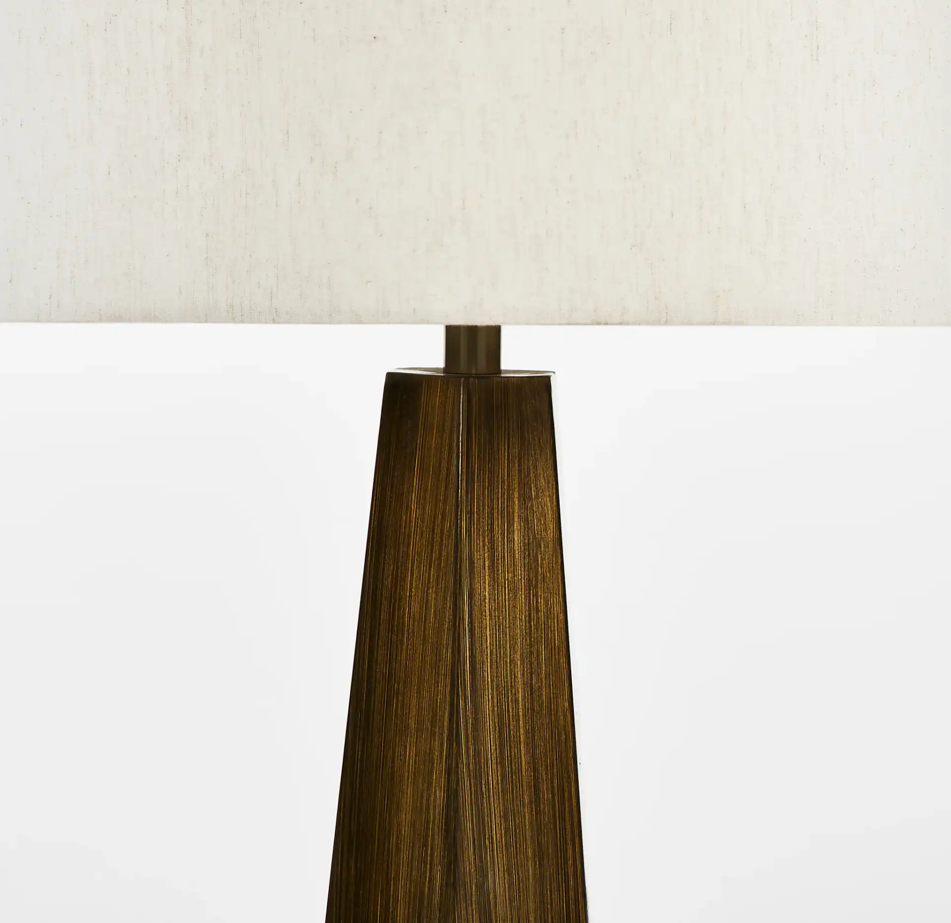 Jandean Table Lamp in Brown in a styled room