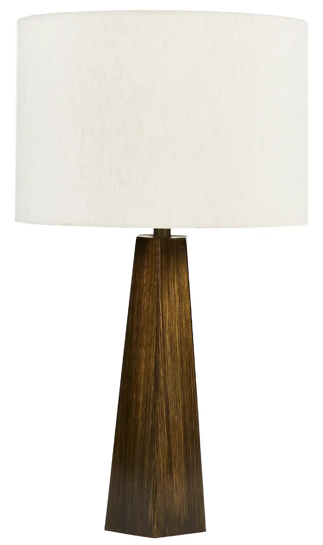Jandean Table Lamp in Brown, detail view