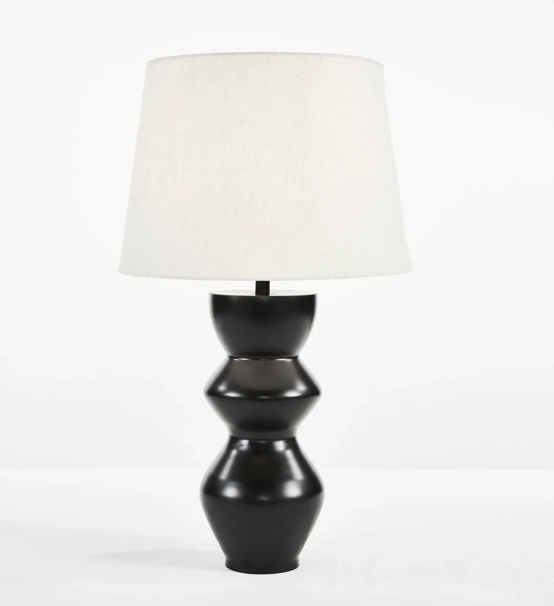 Noella Table Lamp in Black, detail view