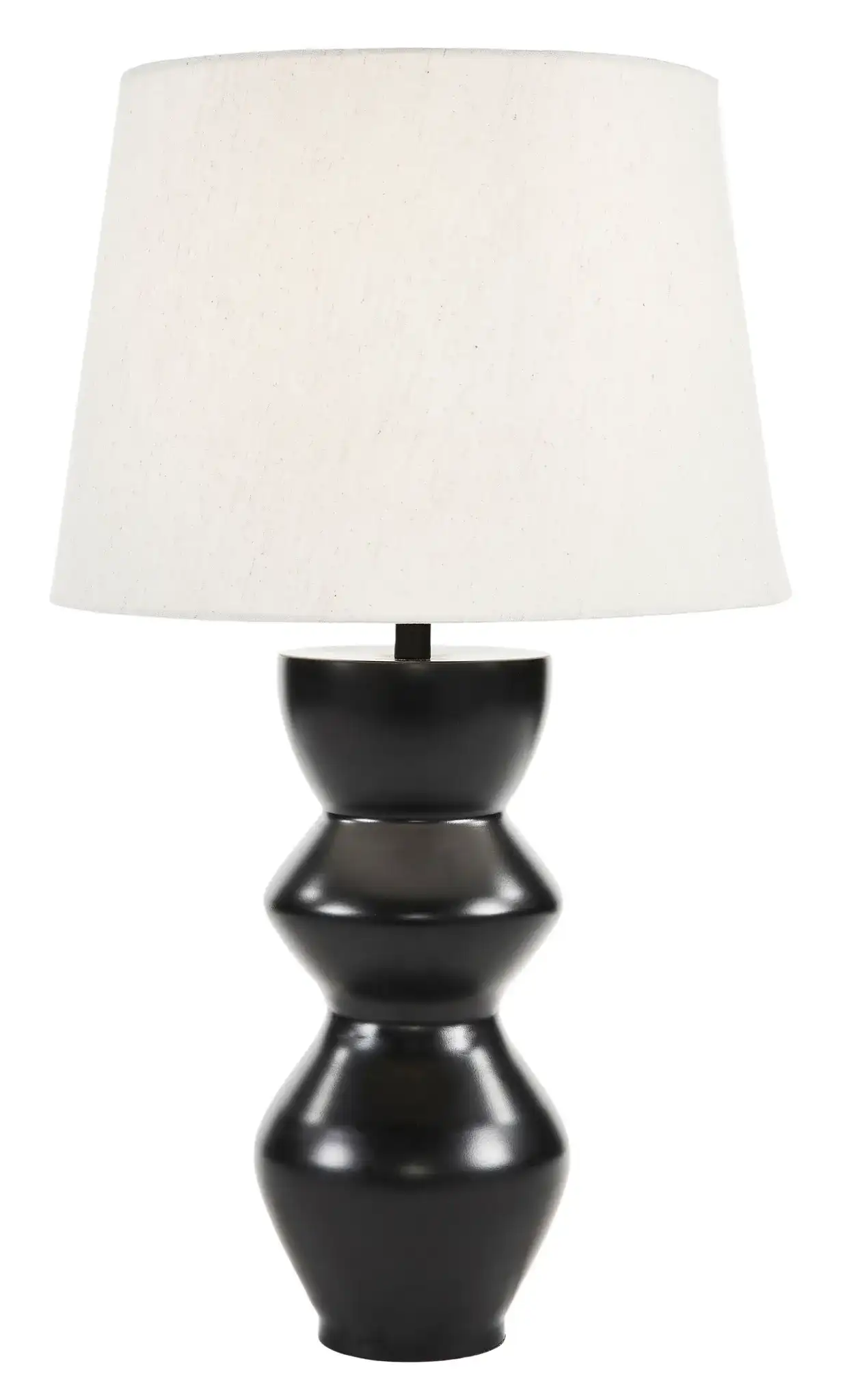 Noella Table Lamp in Black, detail view