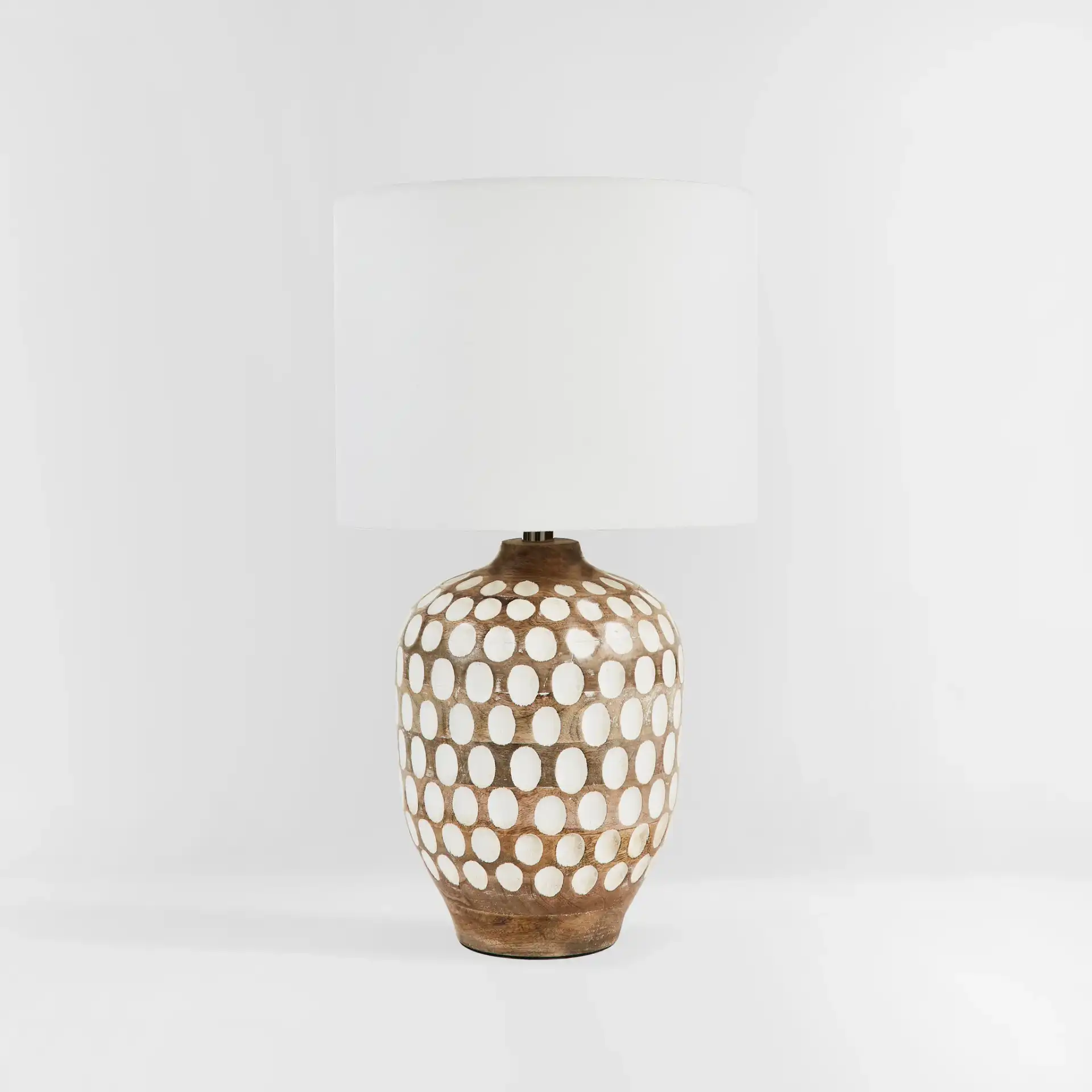 Oriole Table Lamp in Natural, detail view