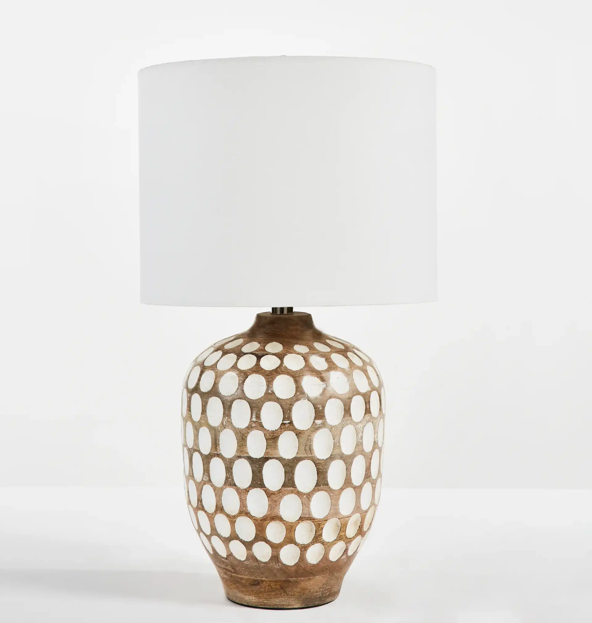 Oriole Table Lamp in Natural, detail view