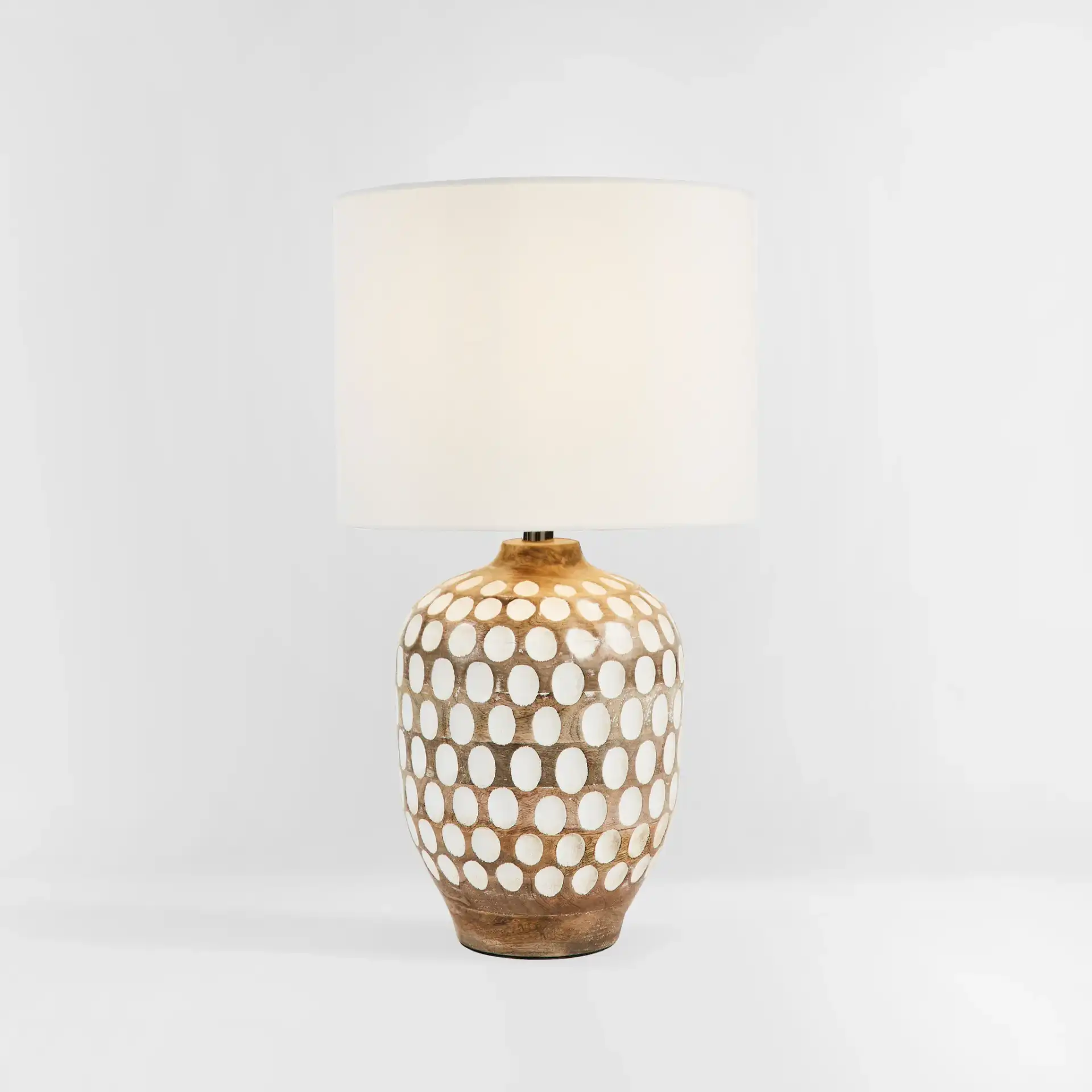 Oriole Table Lamp in Natural, detail view