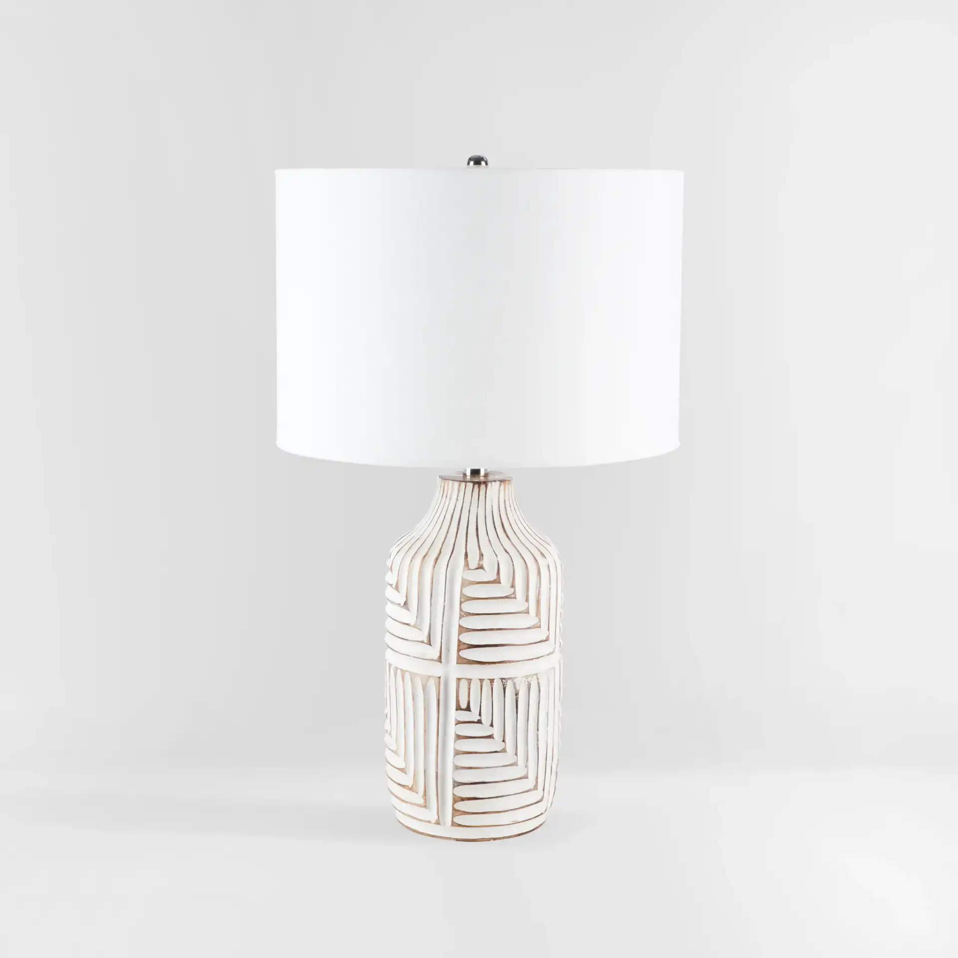 Dione Table Lamp in Ivory, detail view