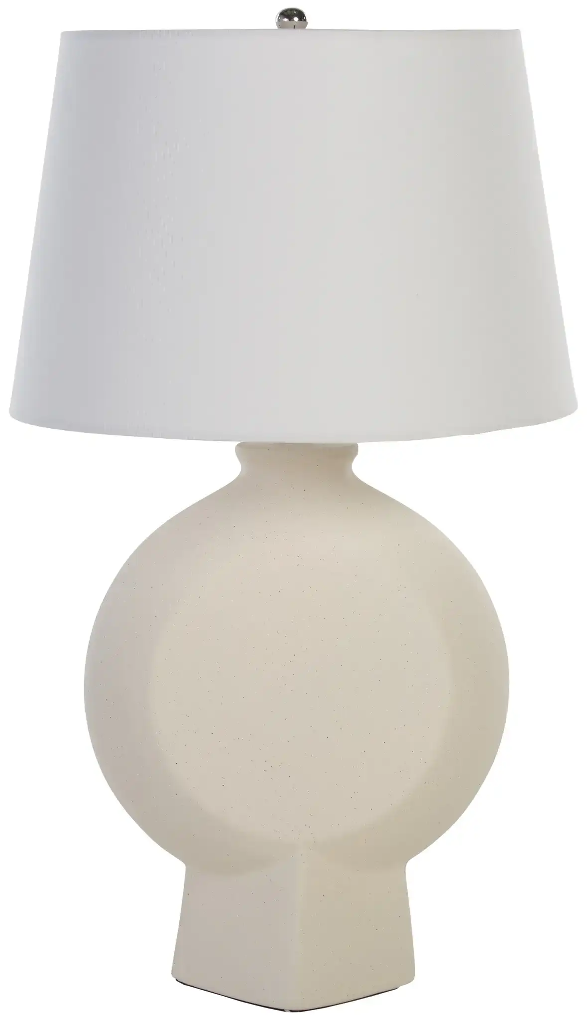 Alena Table Lamp in White, detail view