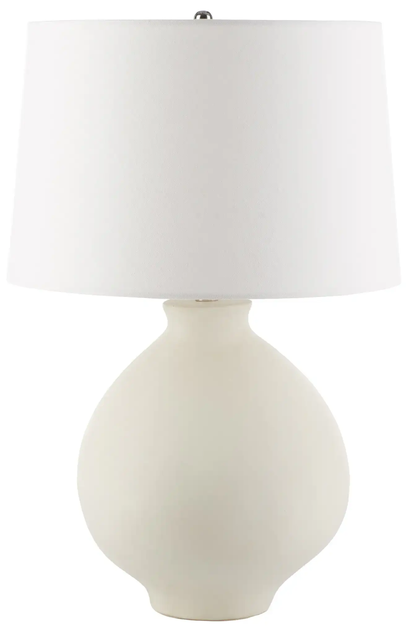 Costa Table Lamp in White, detail view