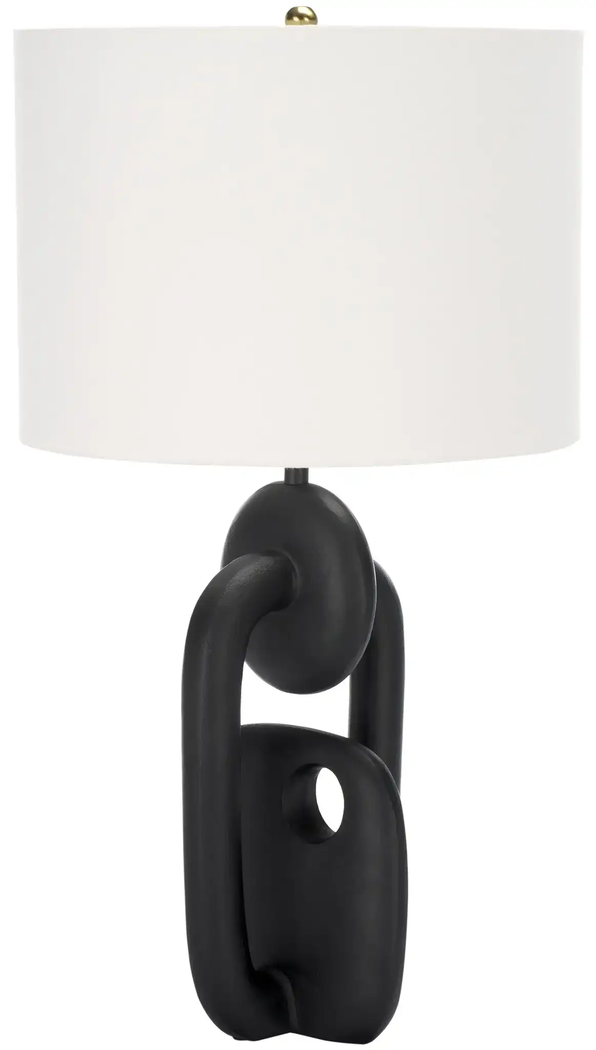 Syrah Table Lamp in Black, detail view