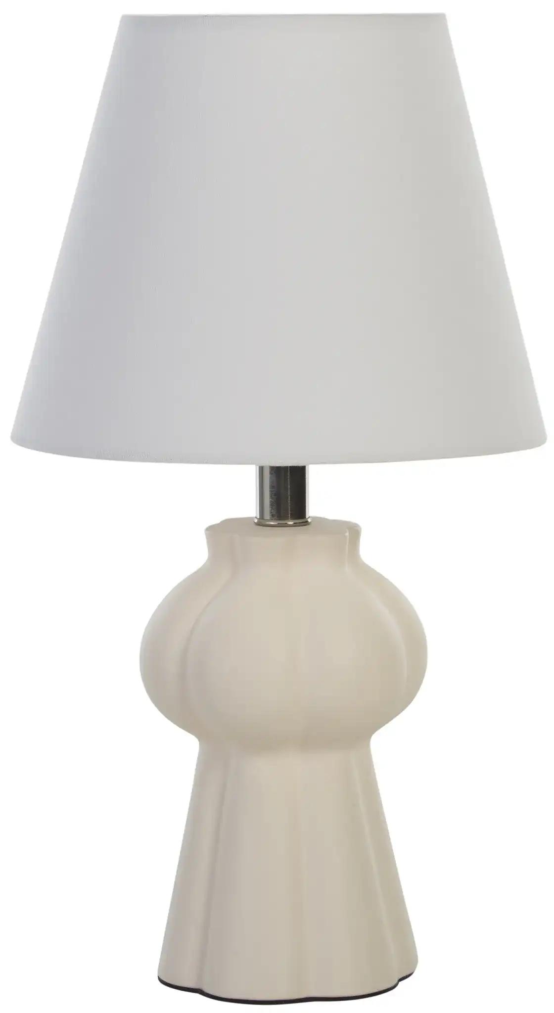 Tolia Table Lamp in Off-White, detail view