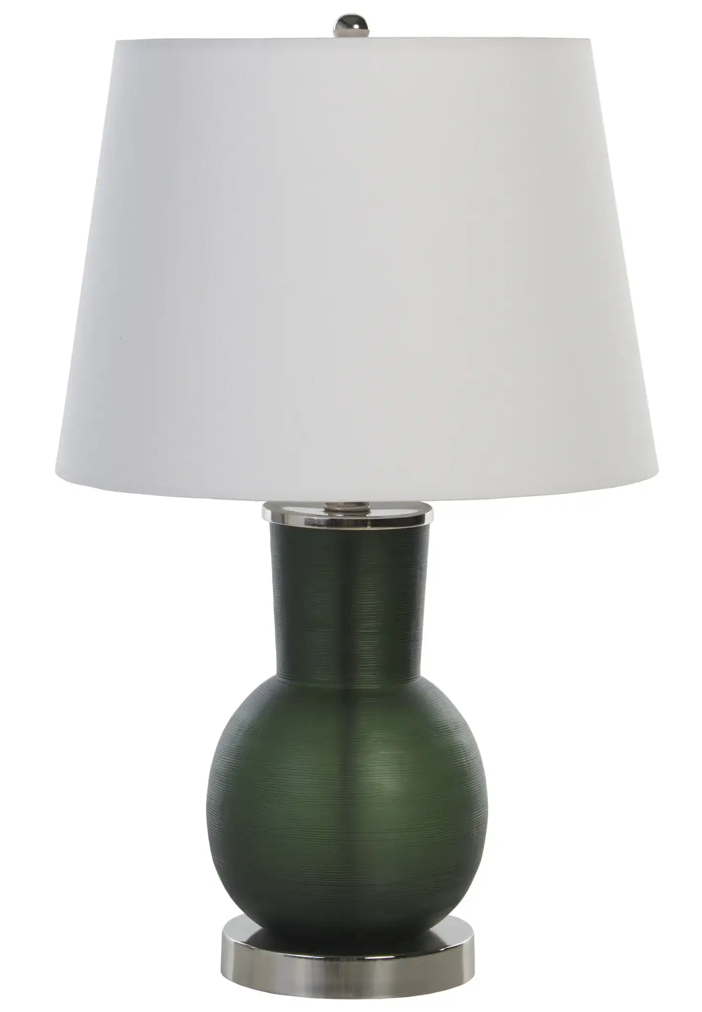 Nirav Table Lamp in Green, detail view