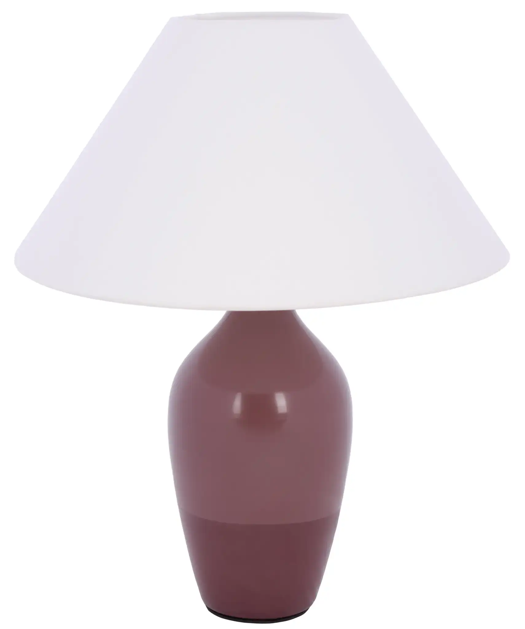 Amann 20 Inch Table Lamp in Maroon, detail view