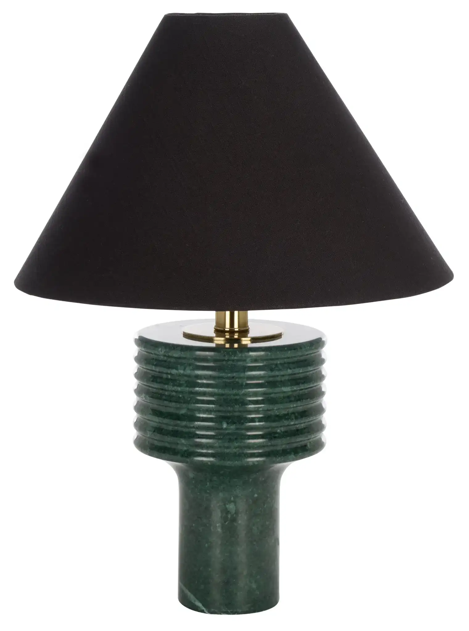 Giana Marble Table Lamp in Green, detail view