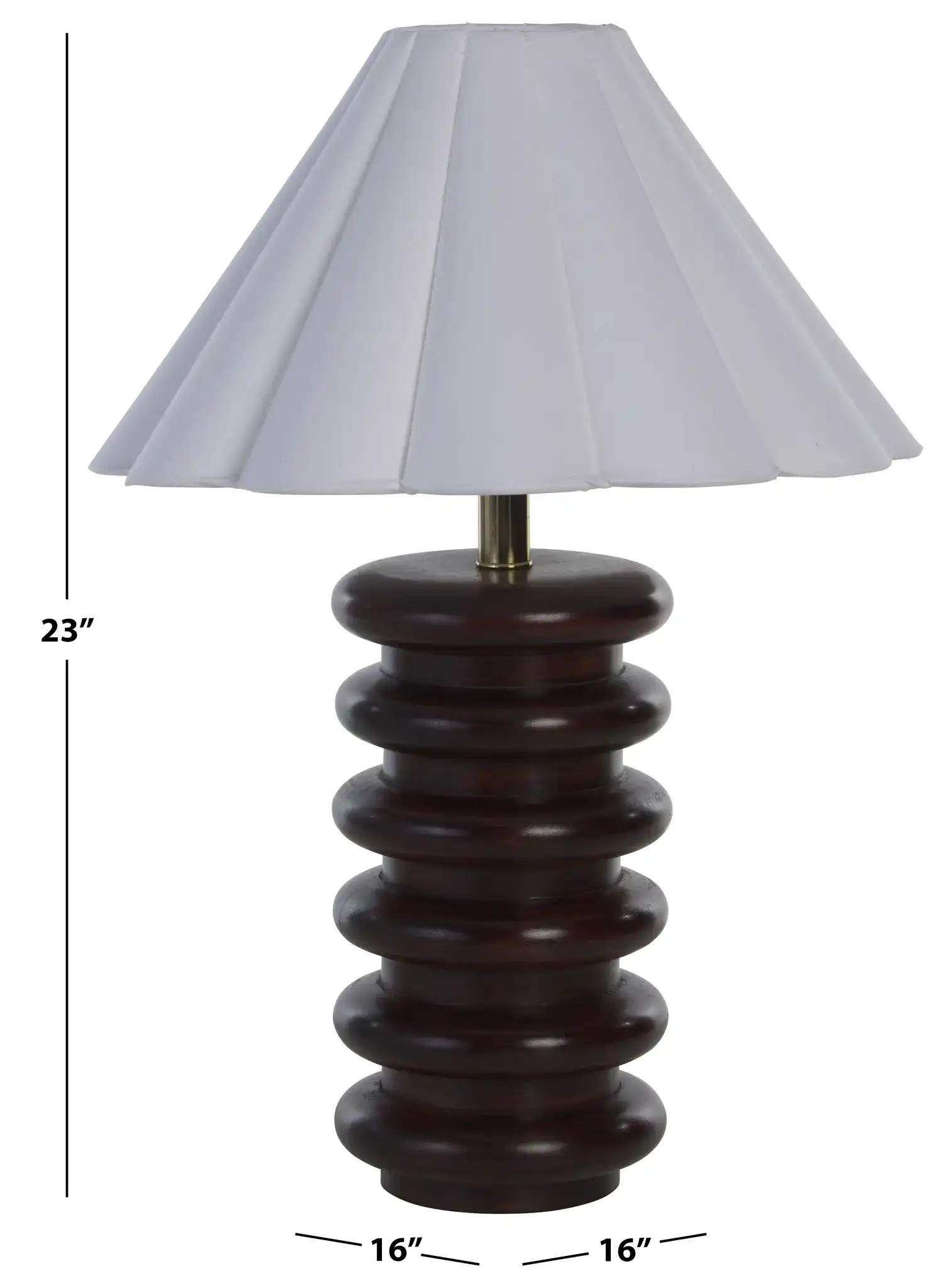 Renata Table Lamp in Brown, detail view