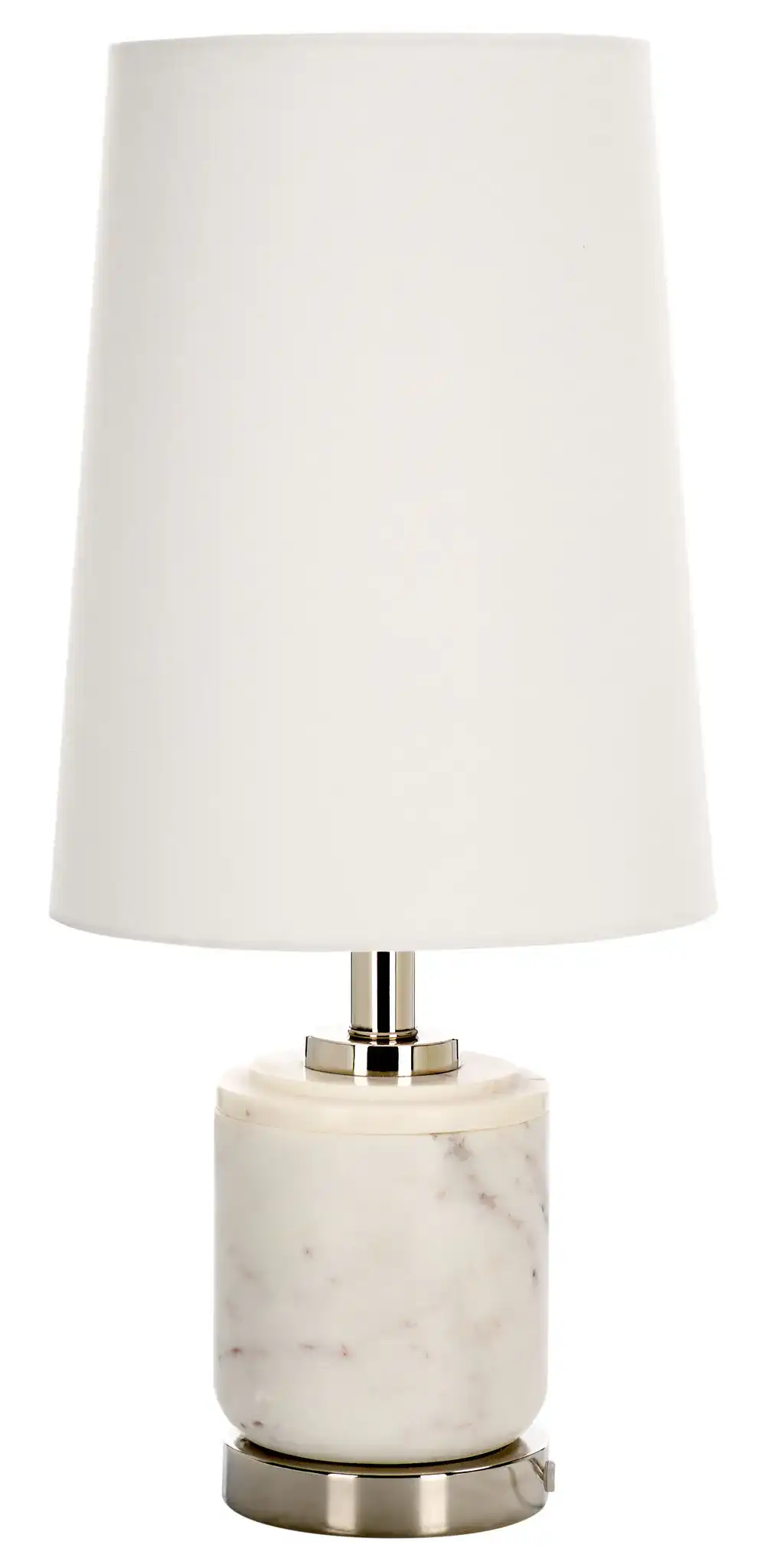 Tigi Table Lamp in White / Silver, detail view