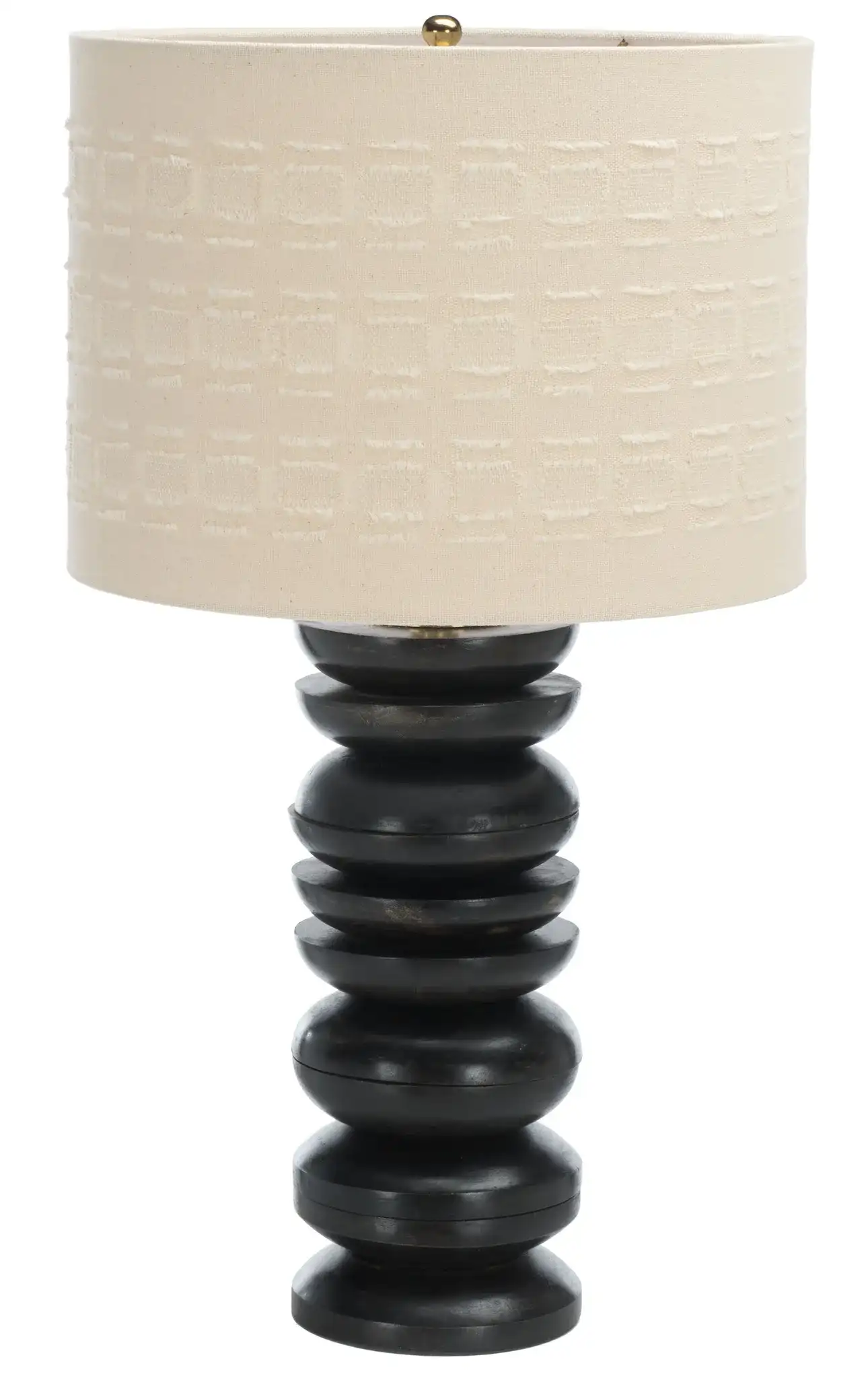 Asta Table Lamp in Black / Cream, detail view