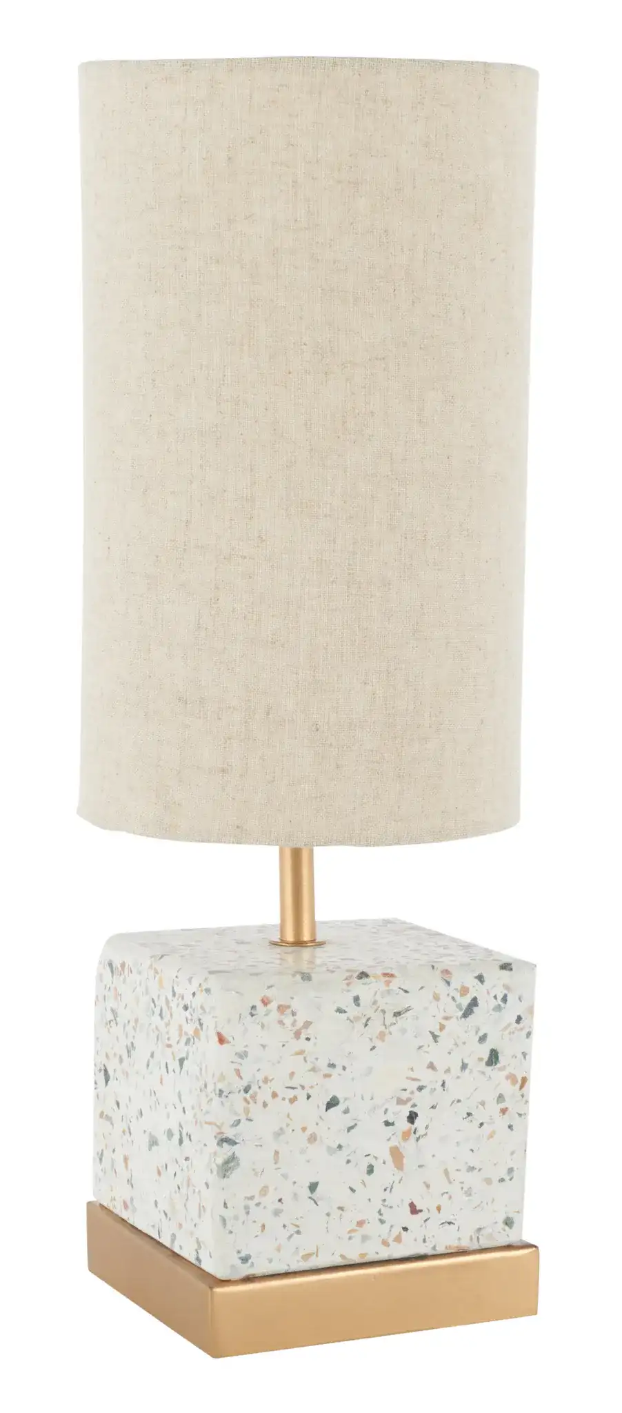 Jarelle Table Lamp in Natural / Gold, detail view