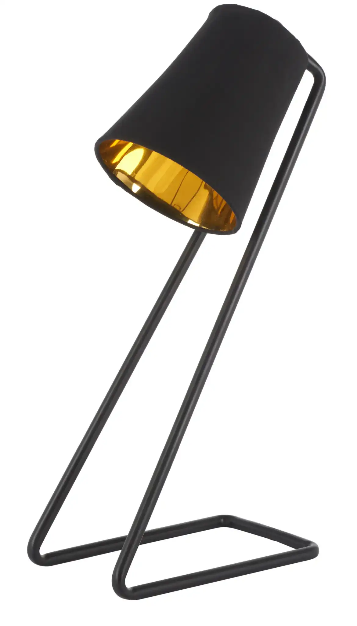 Guarnere Table Lamp in Black / Gold, detail view