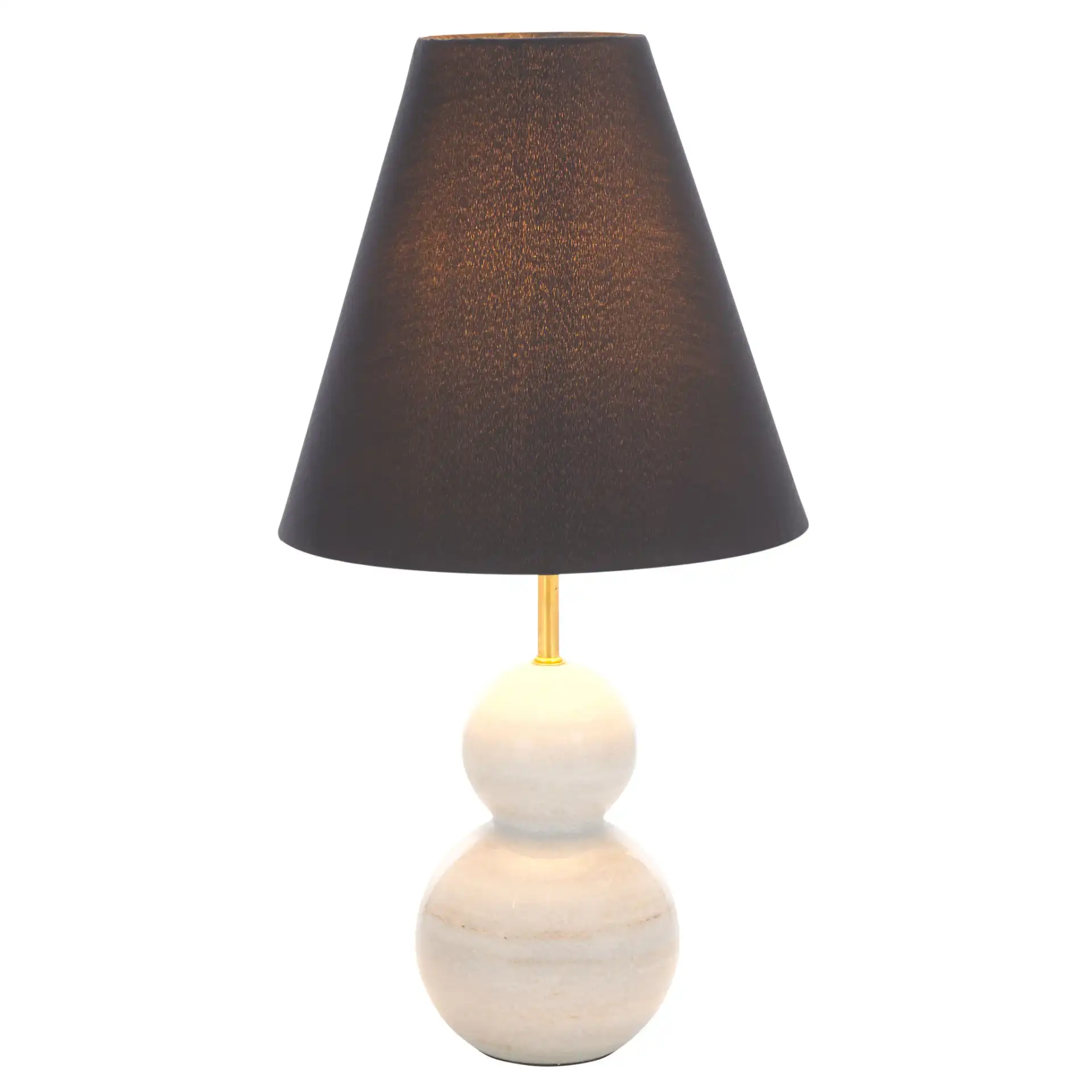 Evadne Table Lamp in Black / White