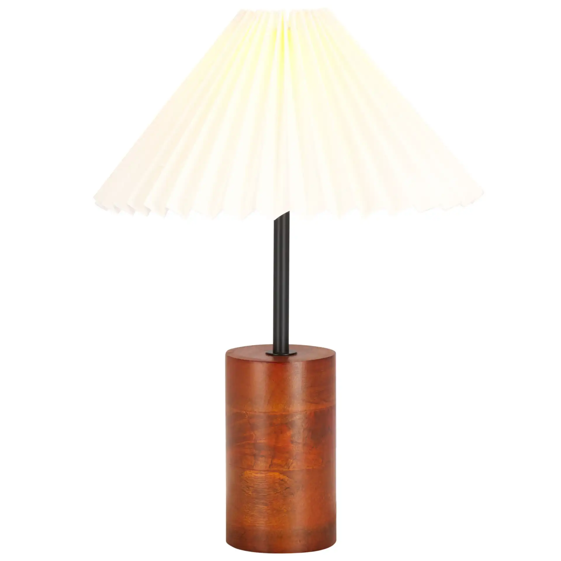 Dani Table Lamp in Walnut / Black