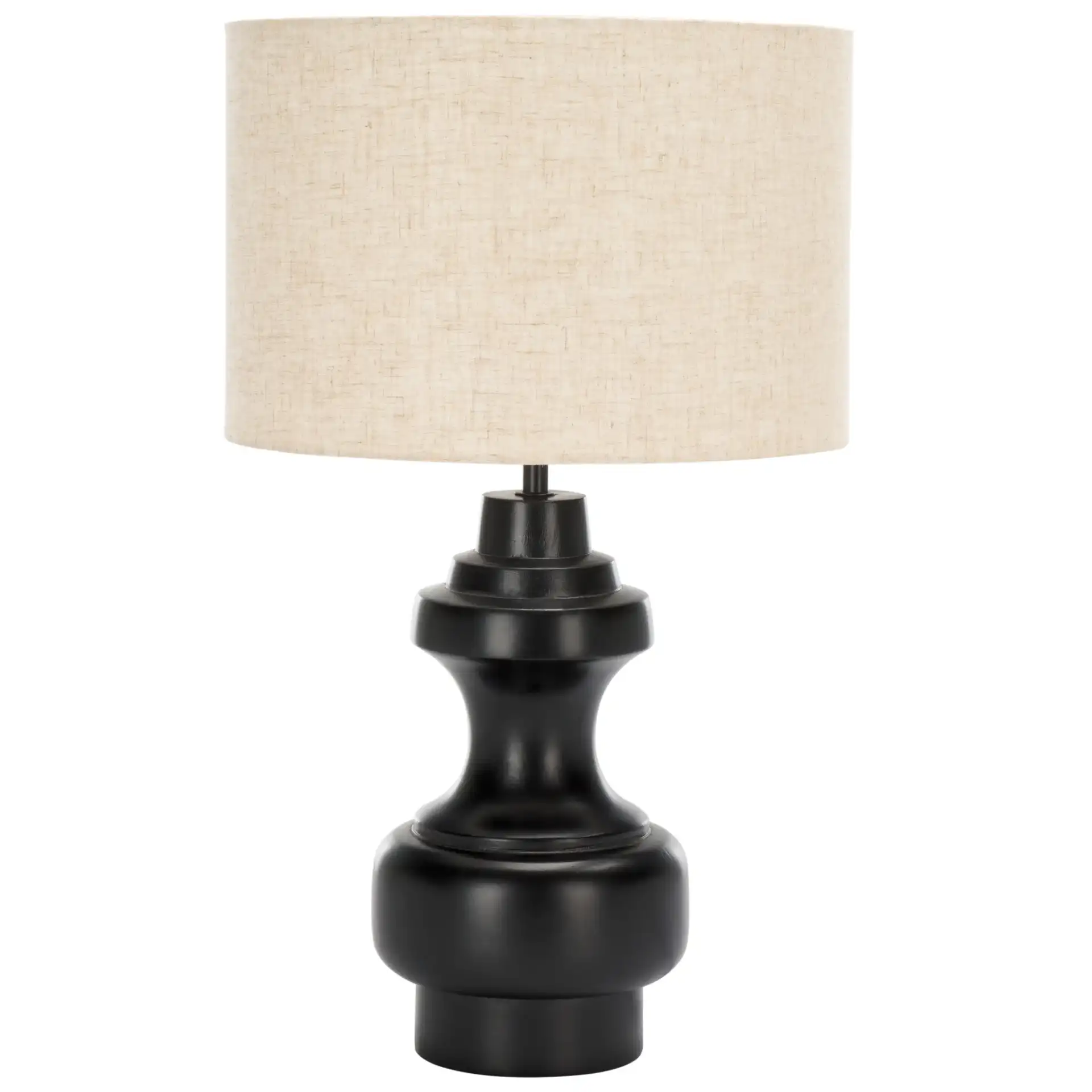Junko Table Lamp in Black, detail view