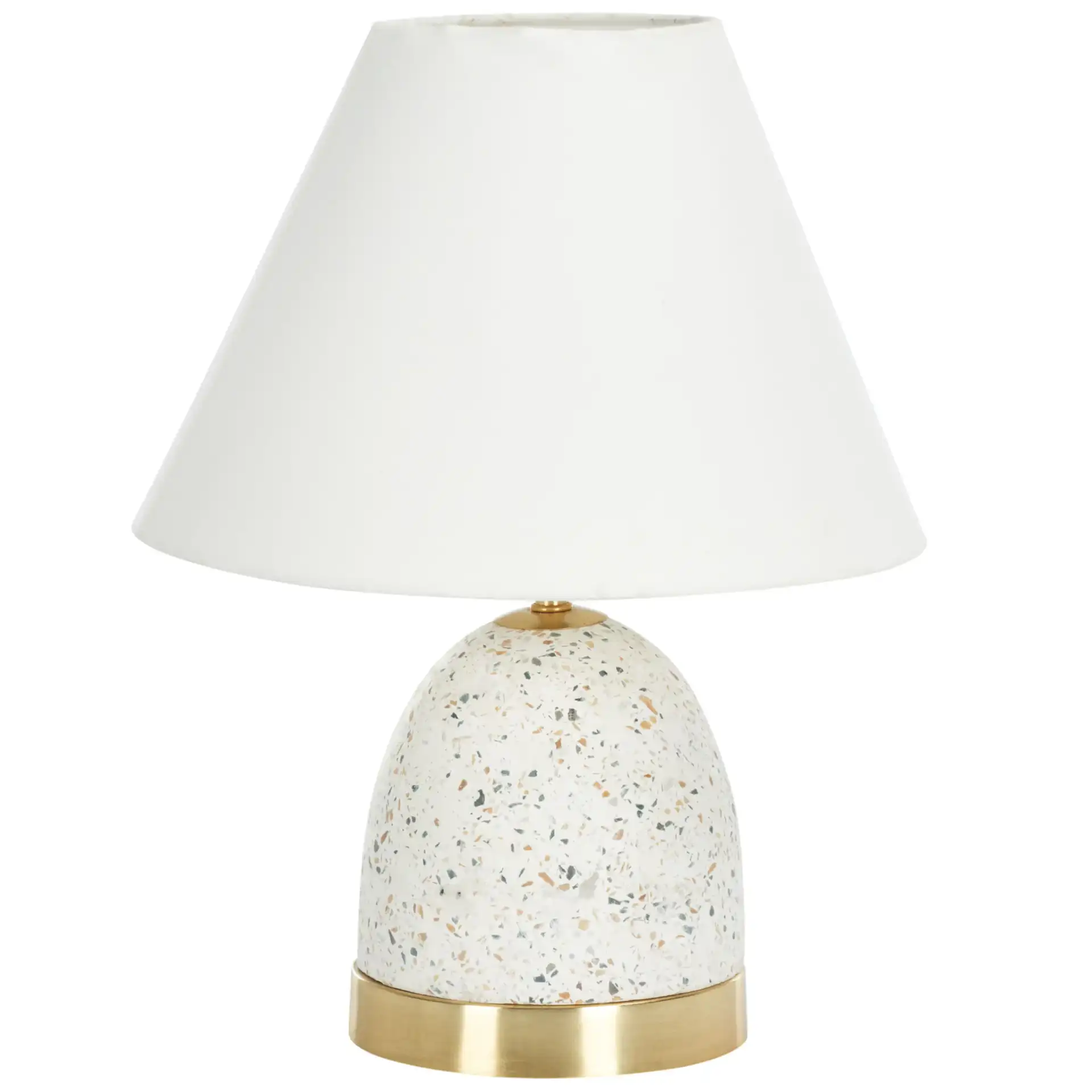 Nicolai Table Lamp in White / Gold, detail view