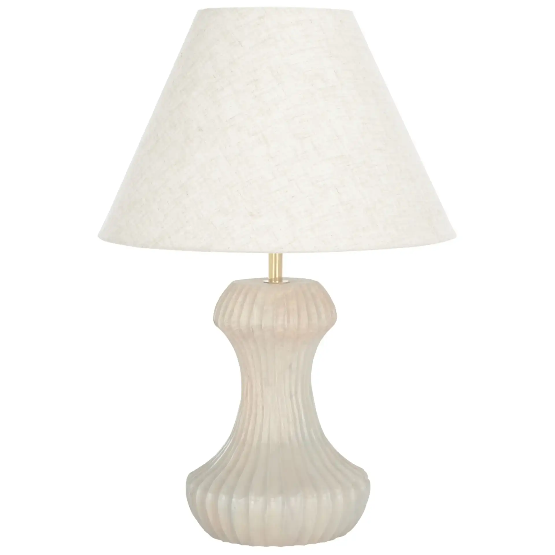 Cosmea Table Lamp in Off-White, detail view