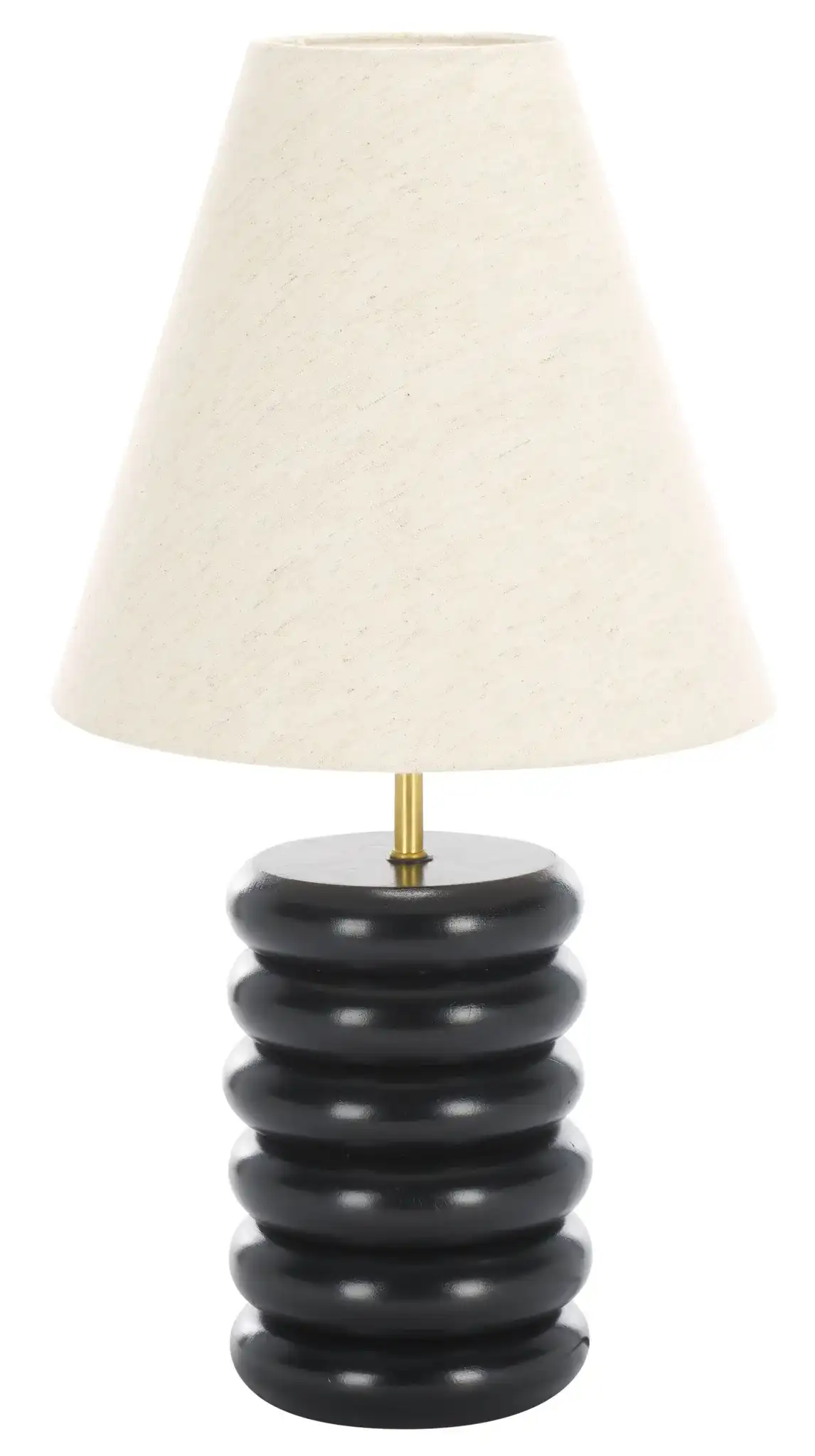 Solani Table Lamp in Black, detail view