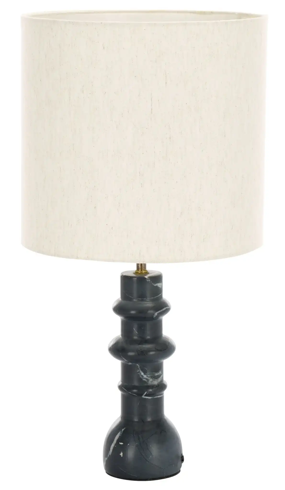 Teya Table Lamp in Black Marble, detail view