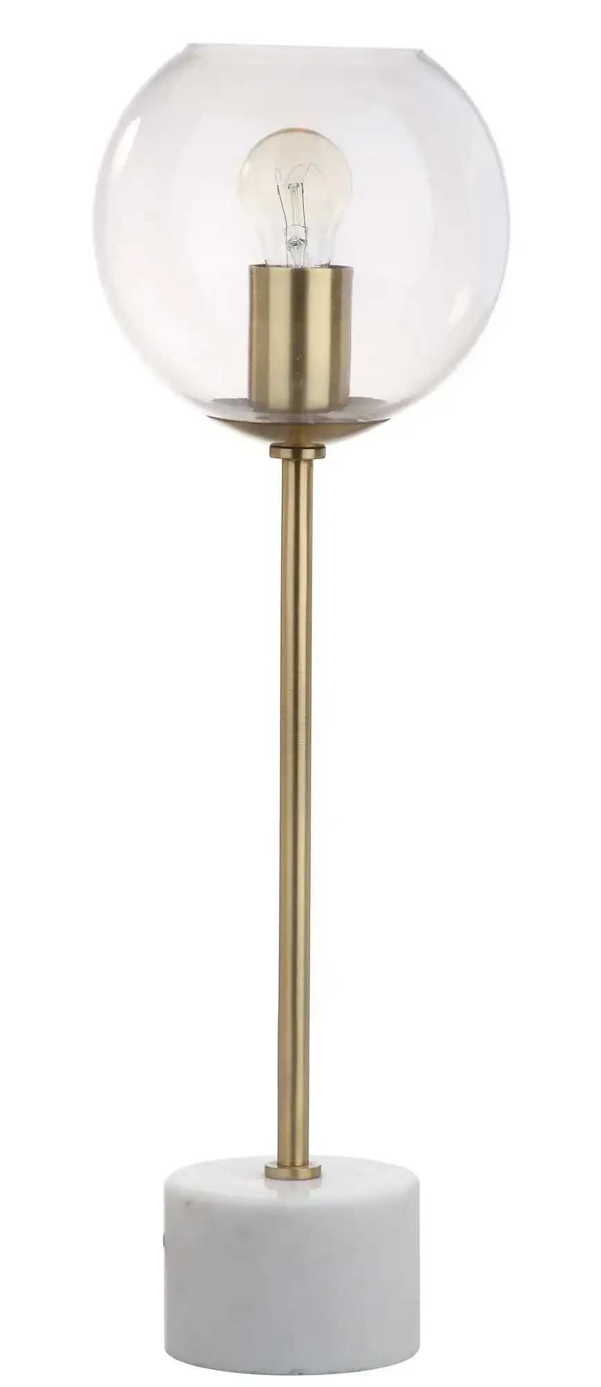 Caden Table Lamp in Gold, detail view