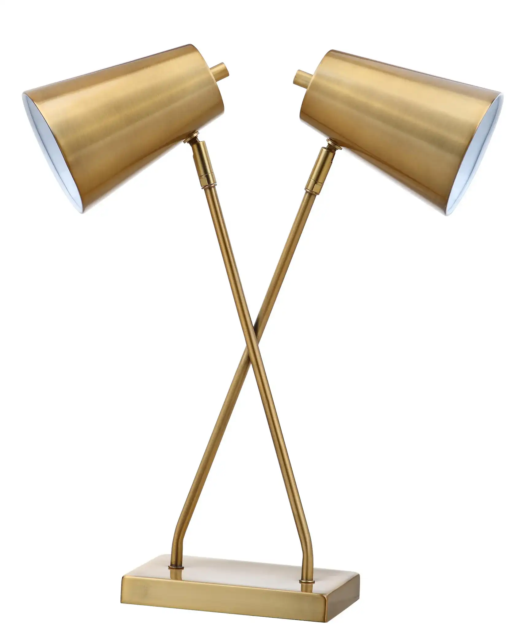 Kera Table Lamp in Gold, detail view