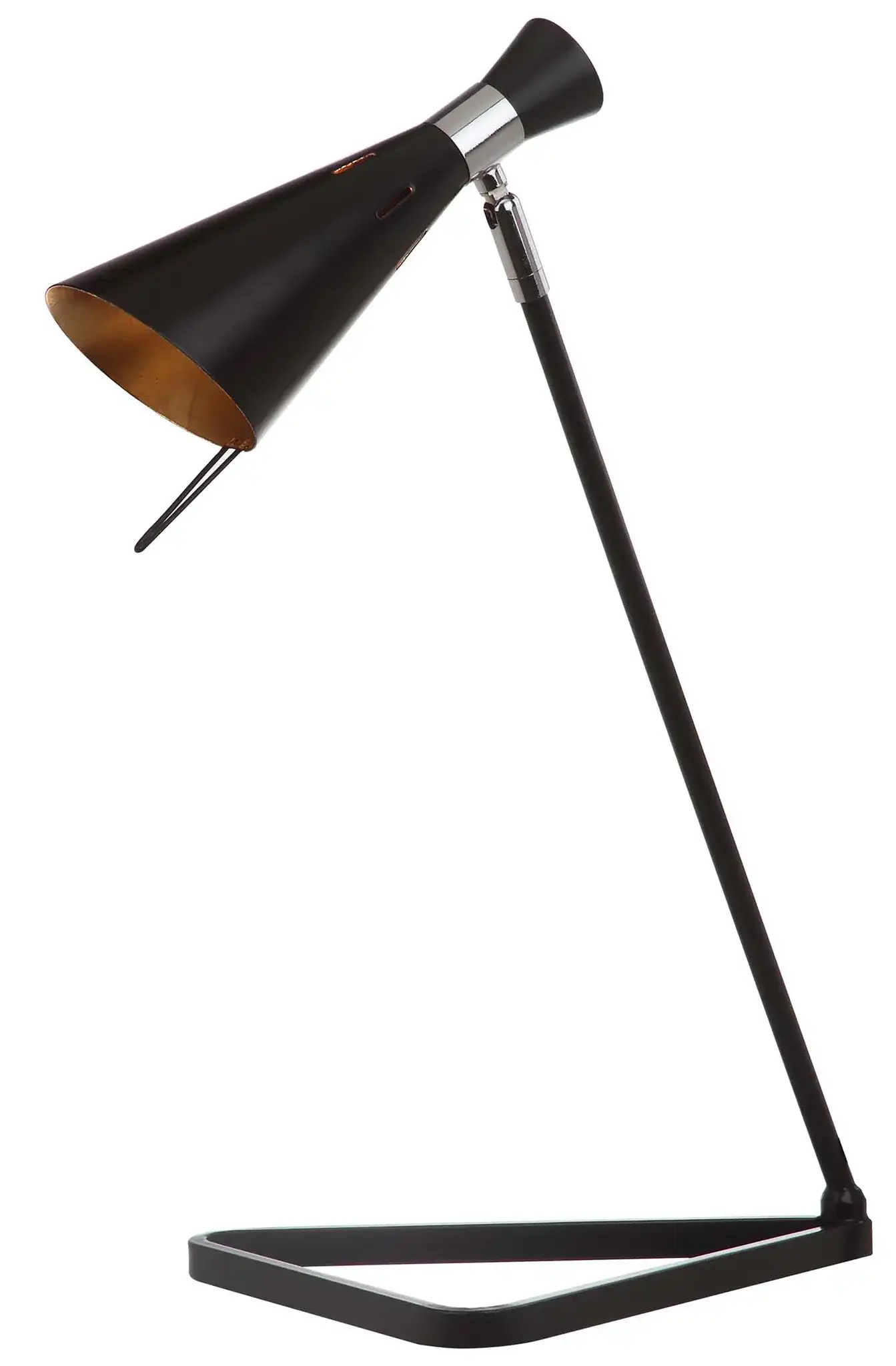 Padric Table Lamp in Black, detail view