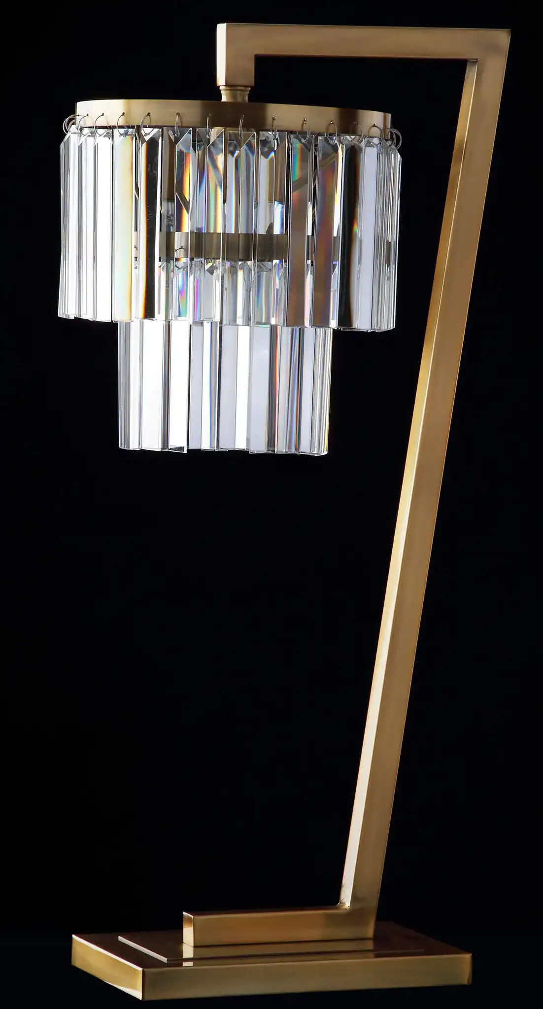 Callum Table Lamp in Gold, detail view
