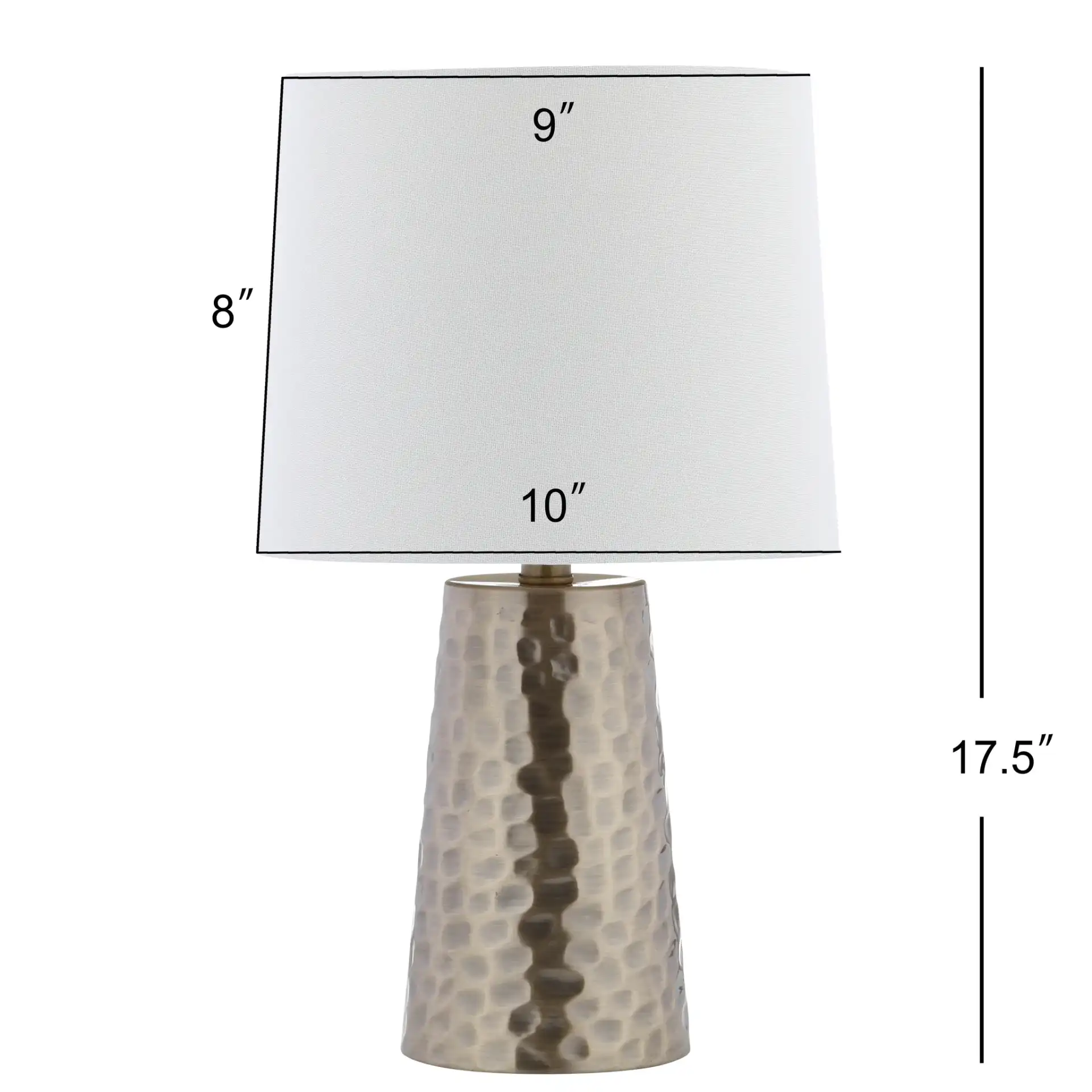 Torence Table Lamp in Gold, detail view