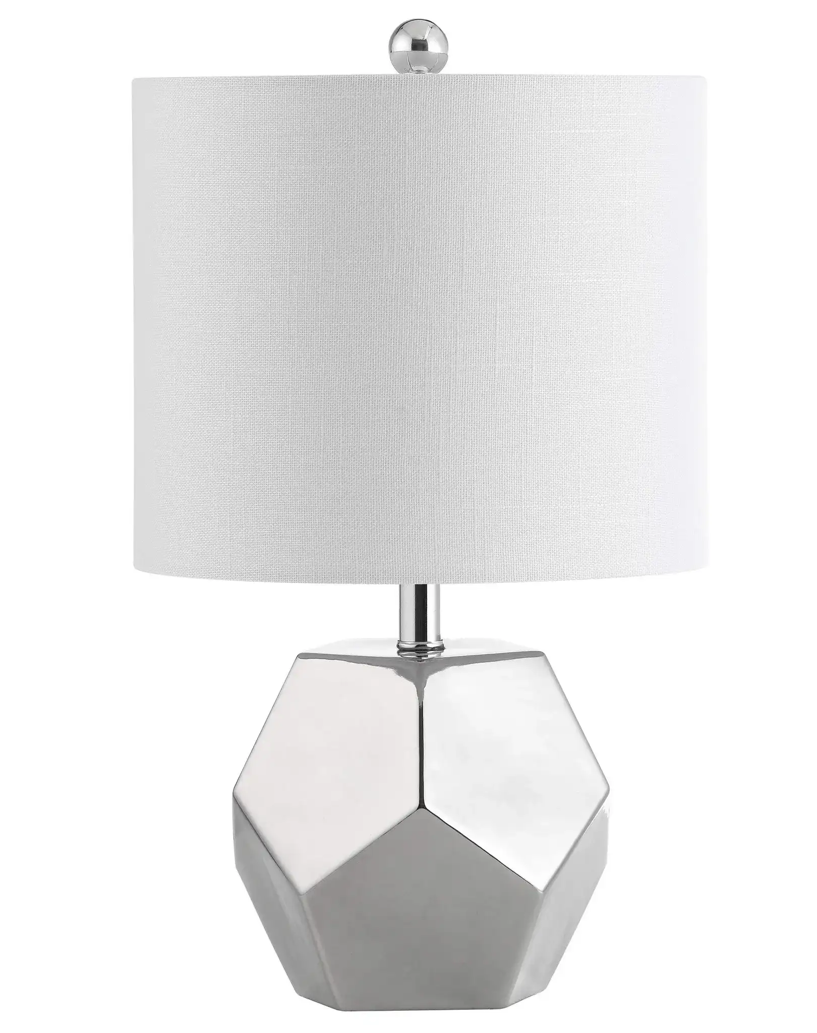 Hanton Table Lamp in Plated Silver, detail view