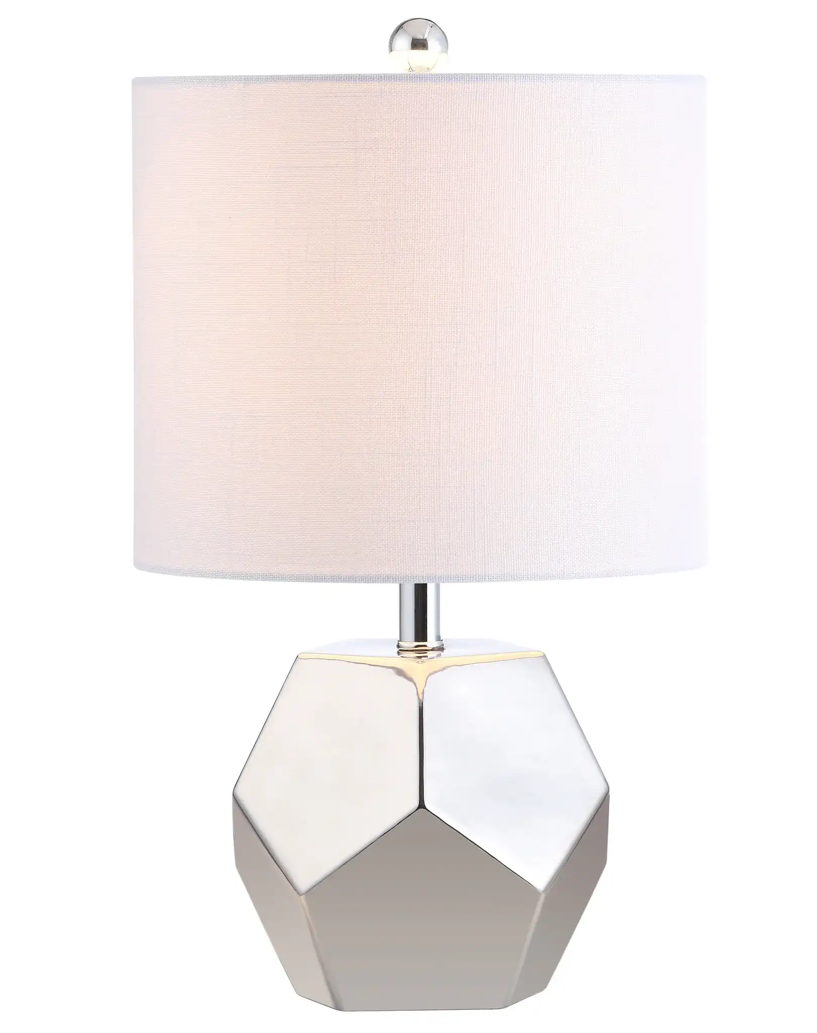 Hanton Table Lamp in Plated Silver