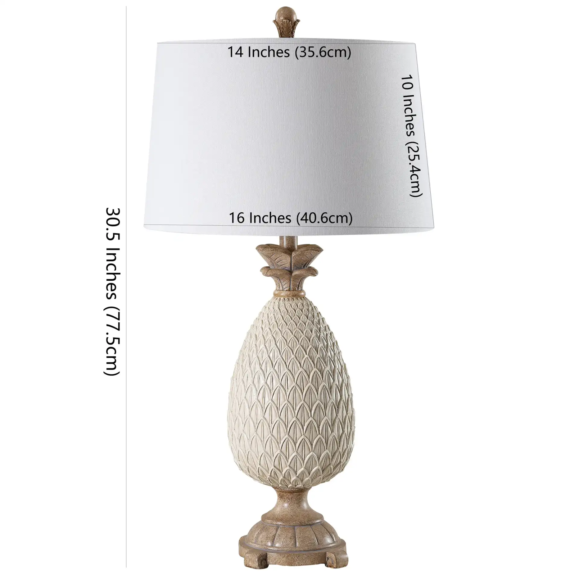 Briar Table Lamp (Set Of 2) in Cream, detail view