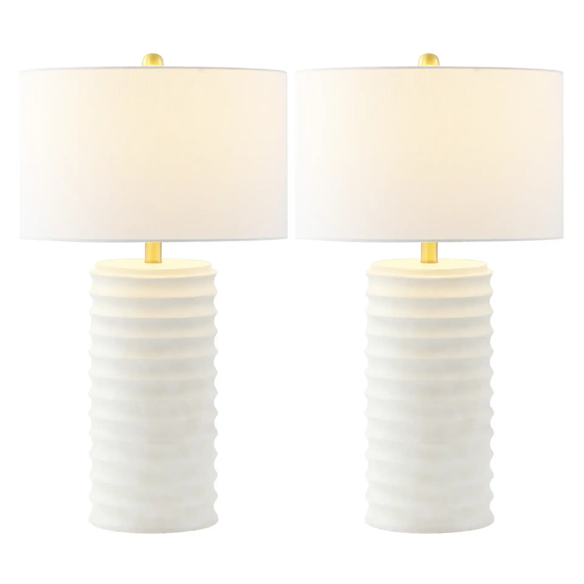 Melina Table Lamp (Set Of 2) in Bone