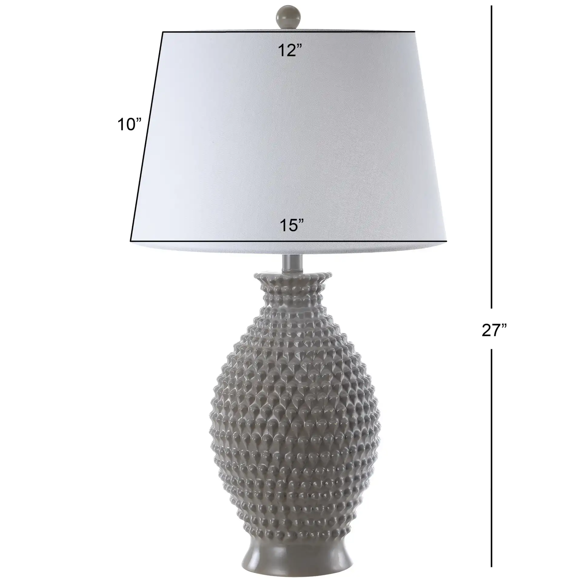 Rosten Table Lamp (Set Of 2) in Gray, detail view