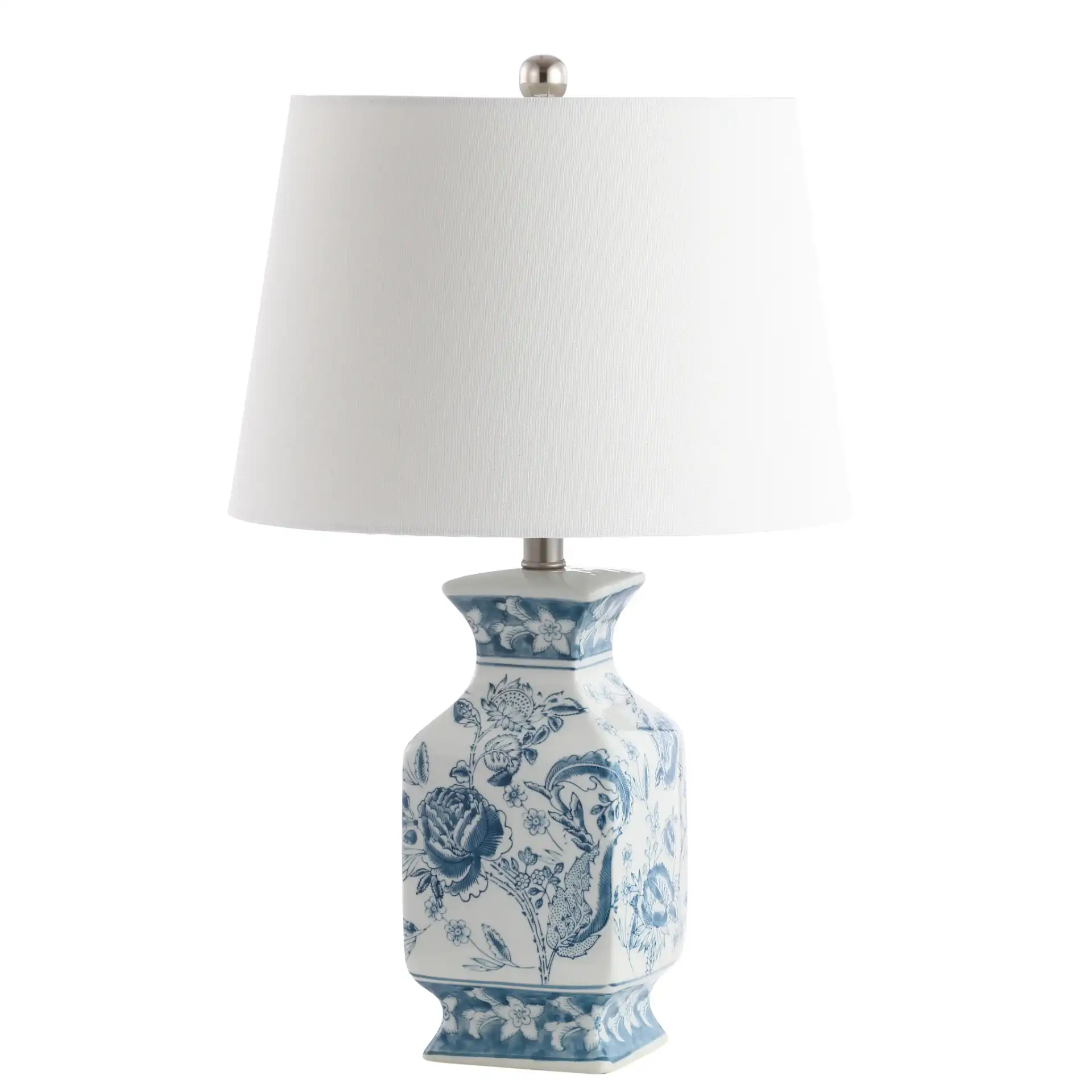 Mayson Table Lamp in Blue / White, detail view