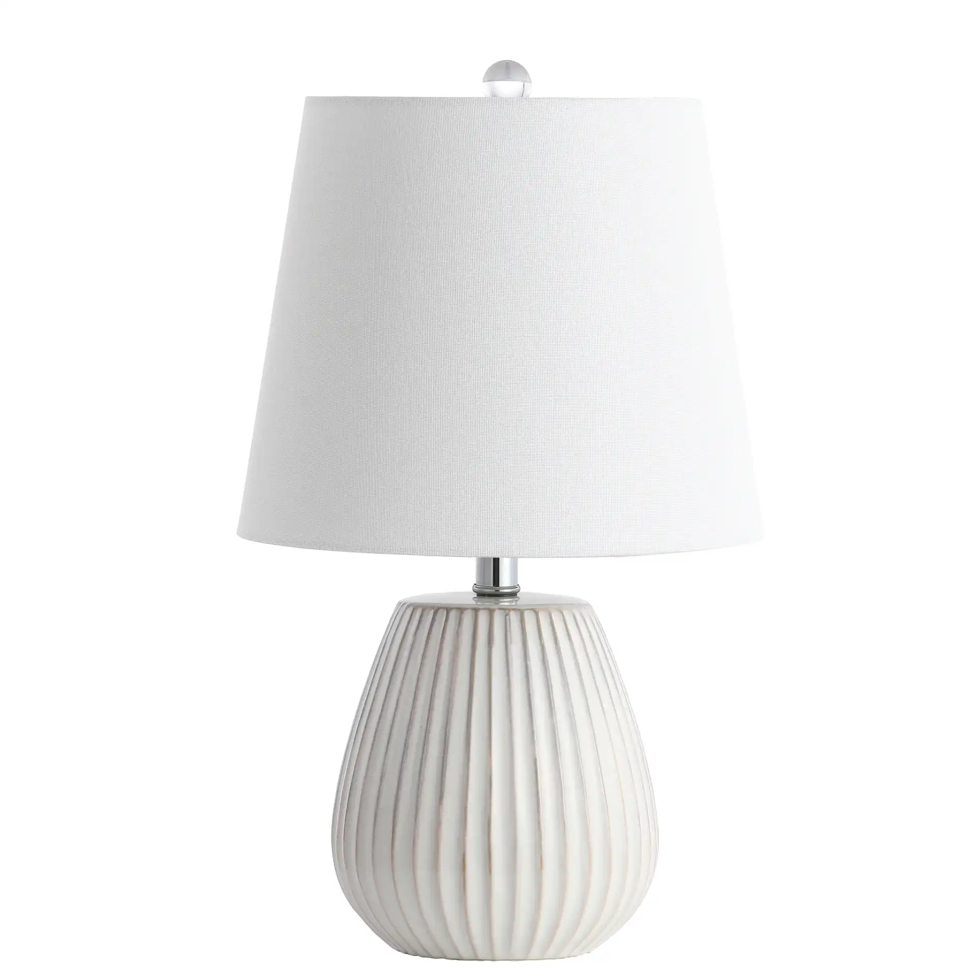 Kole Table Lamp (Set Of 2) in White, detail view