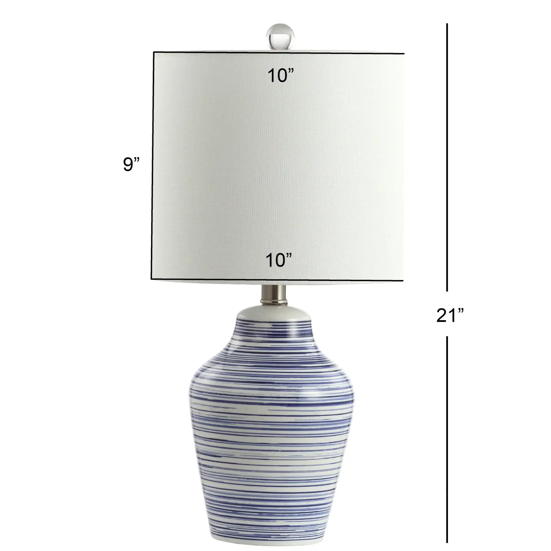Maxton Table Lamp (Set Of 2) in White, detail view