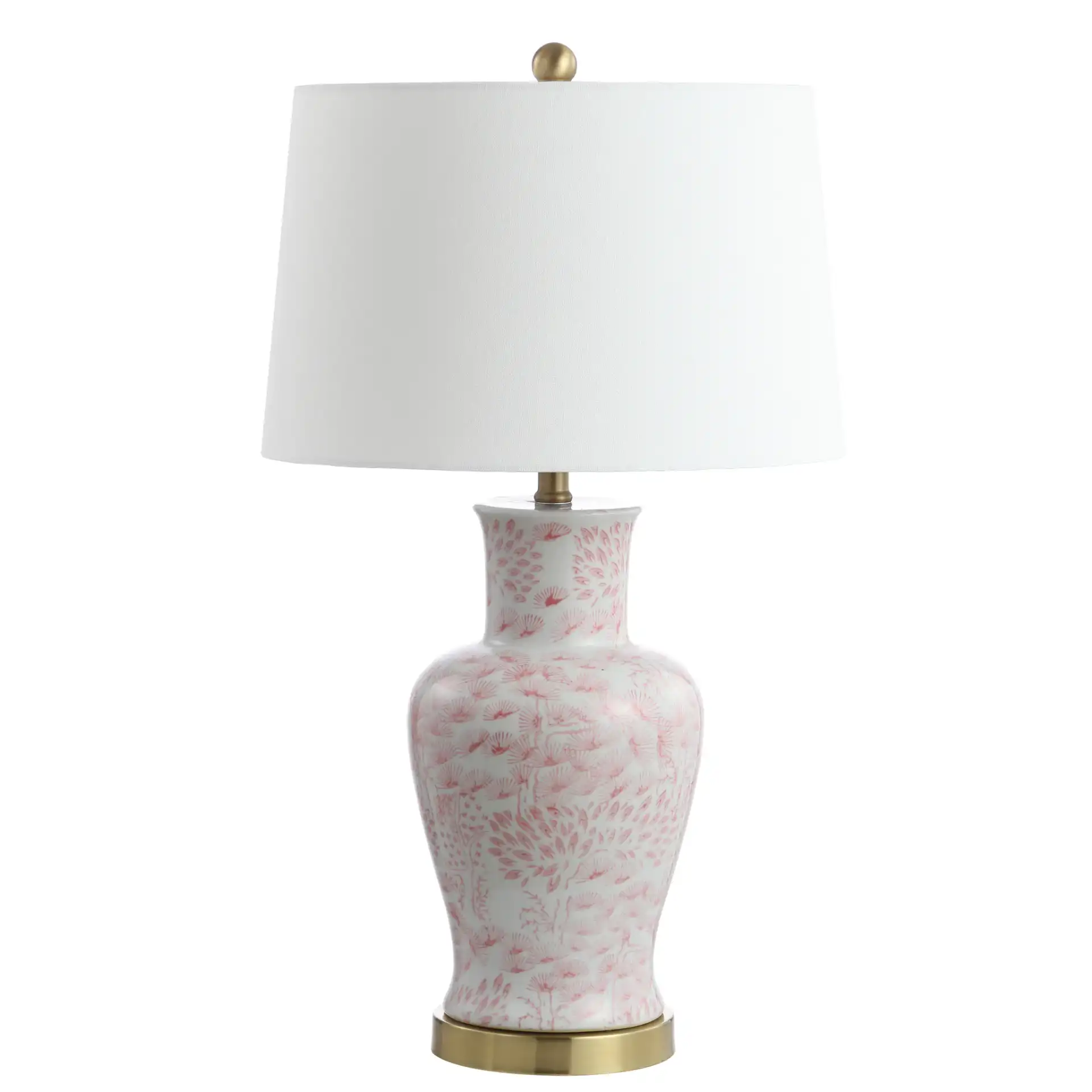 Calli Table Lamp (Set Of 2) in Pink / White, detail view