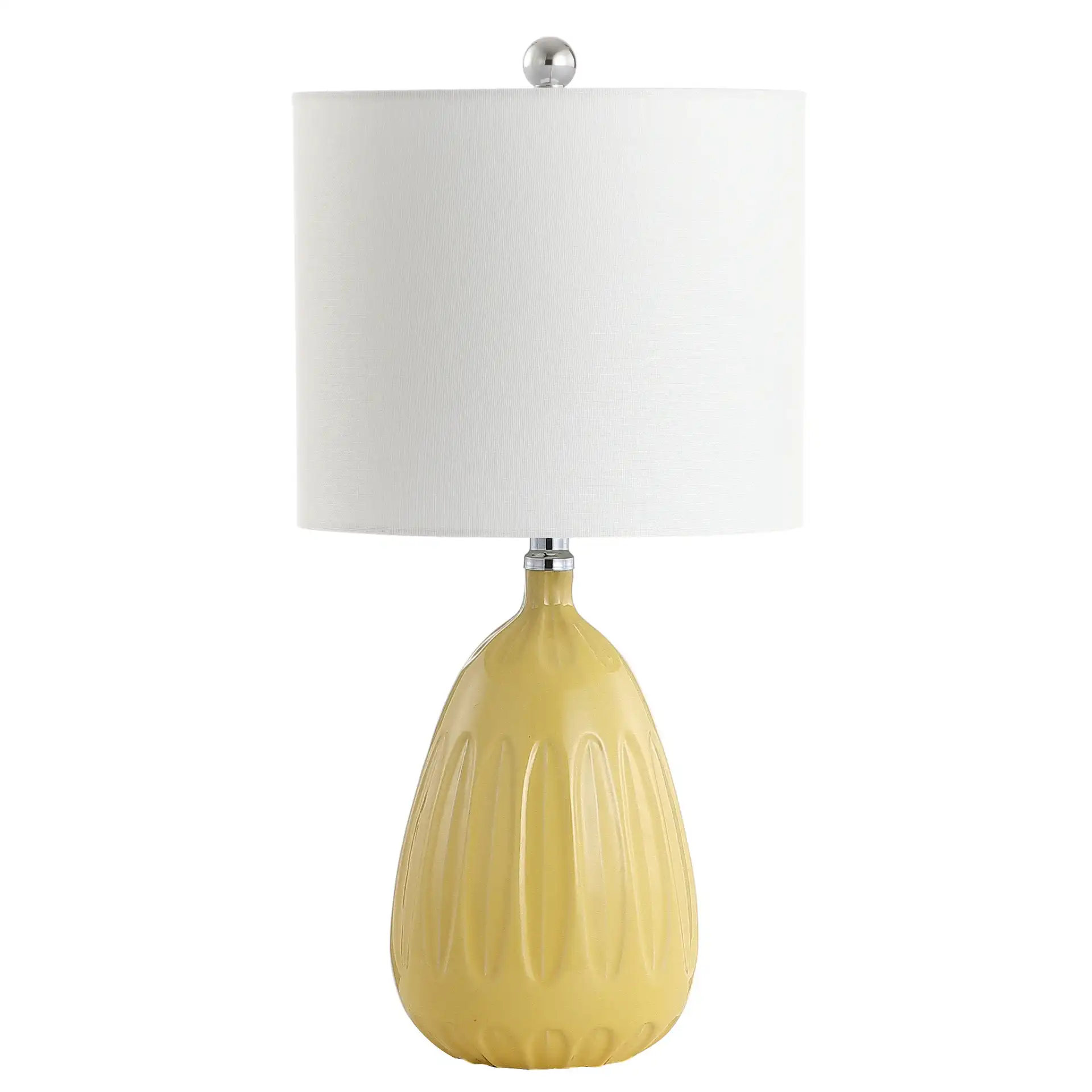 Linnett Table Lamp in Yellow, detail view