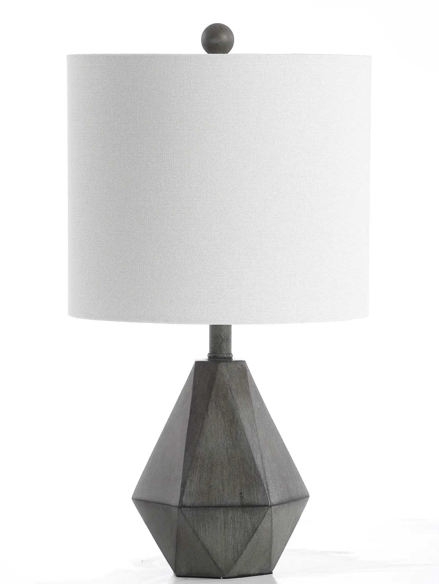 Vaughn Table Lamp in Gray, detail view