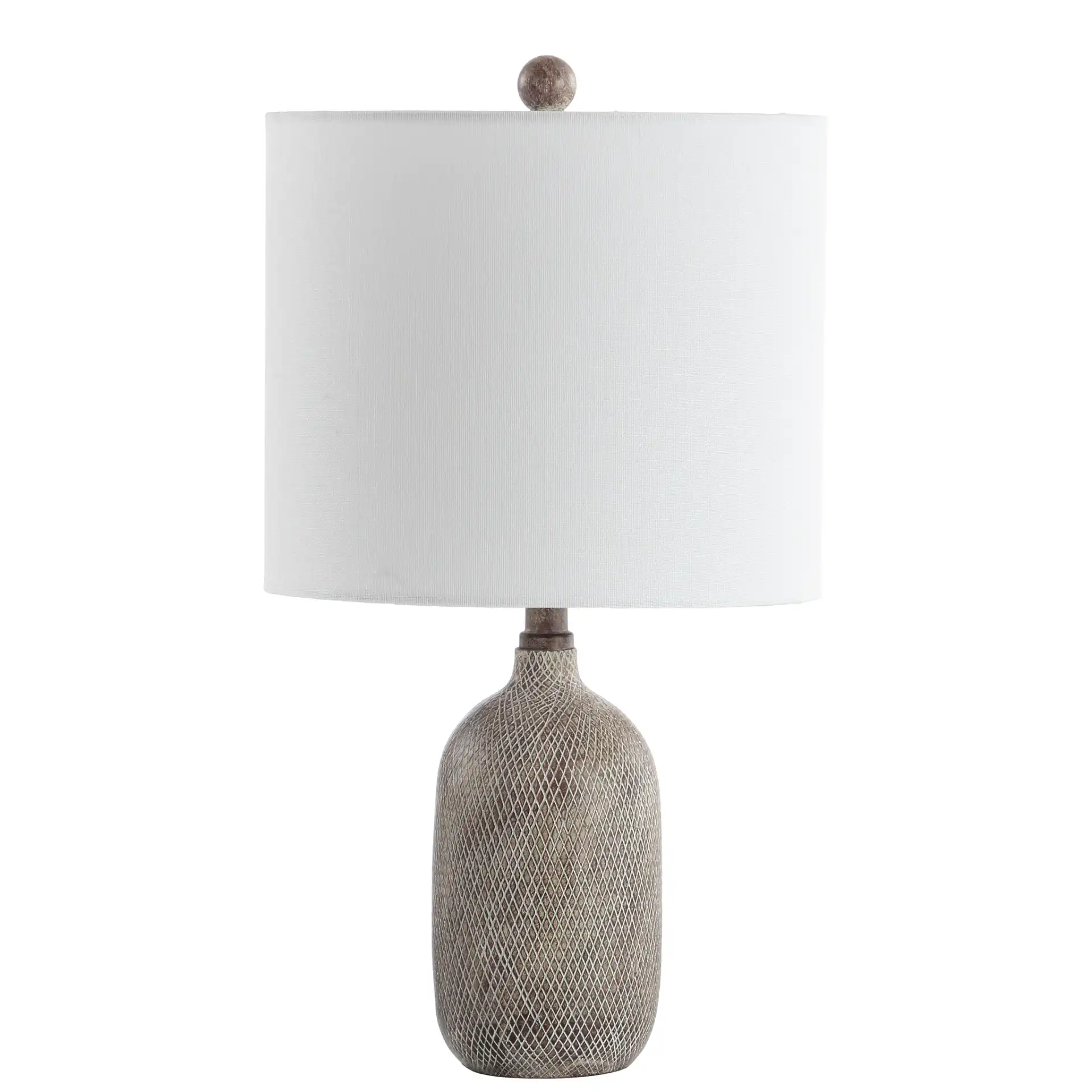 Alvaro Table Lamp in Gray, detail view