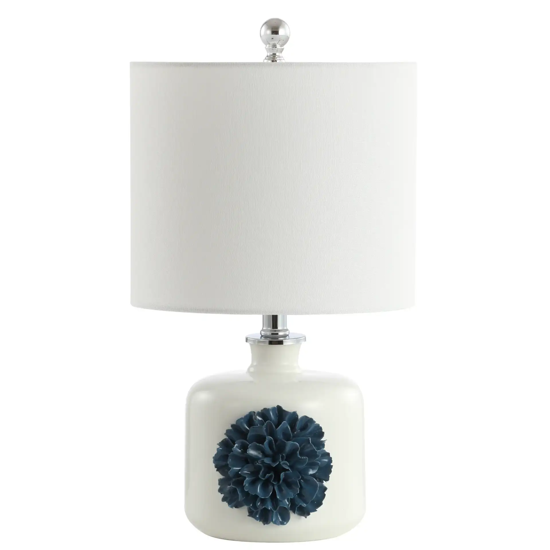 Olinda Table Lamp in White / Blue, detail view