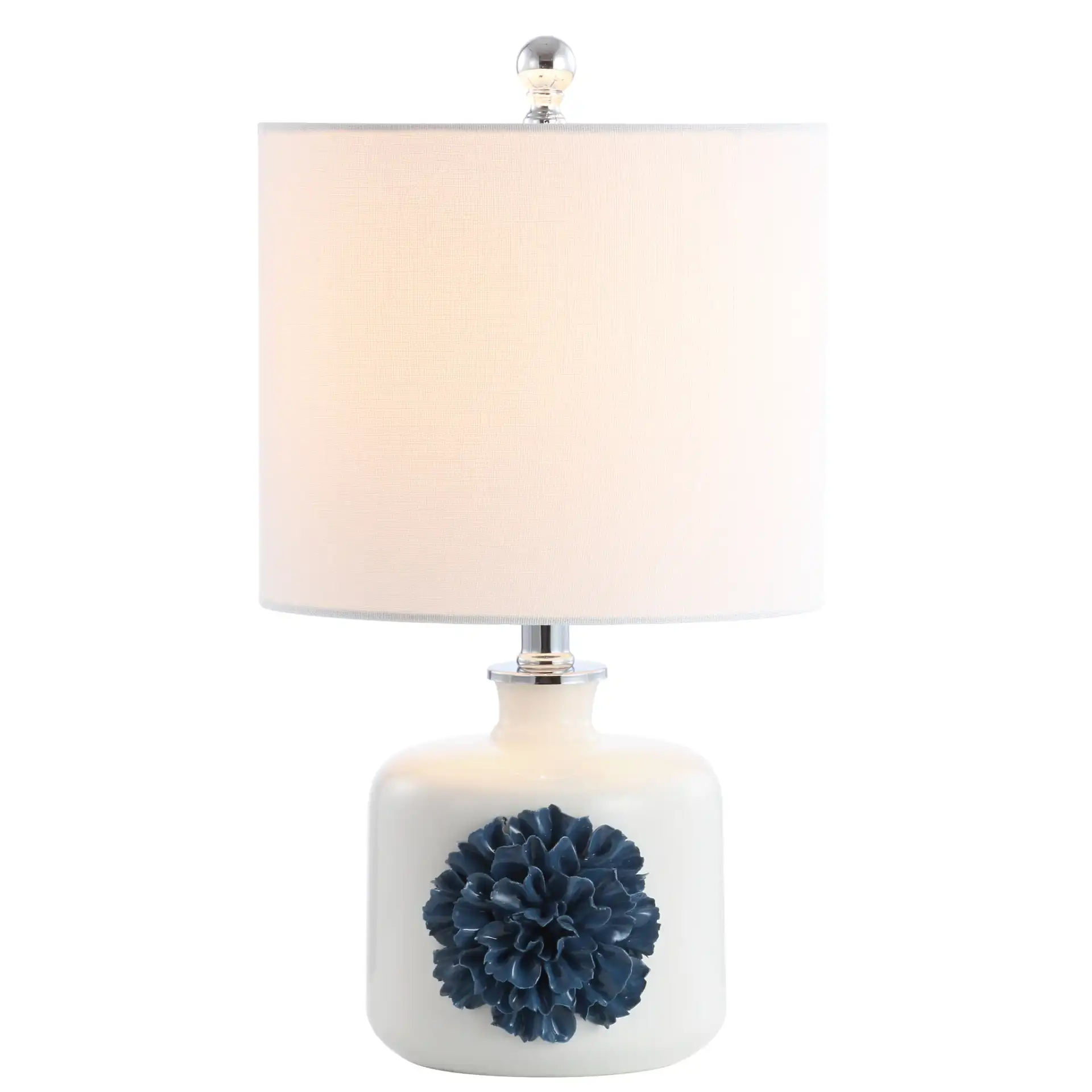 Olinda Table Lamp in White / Blue