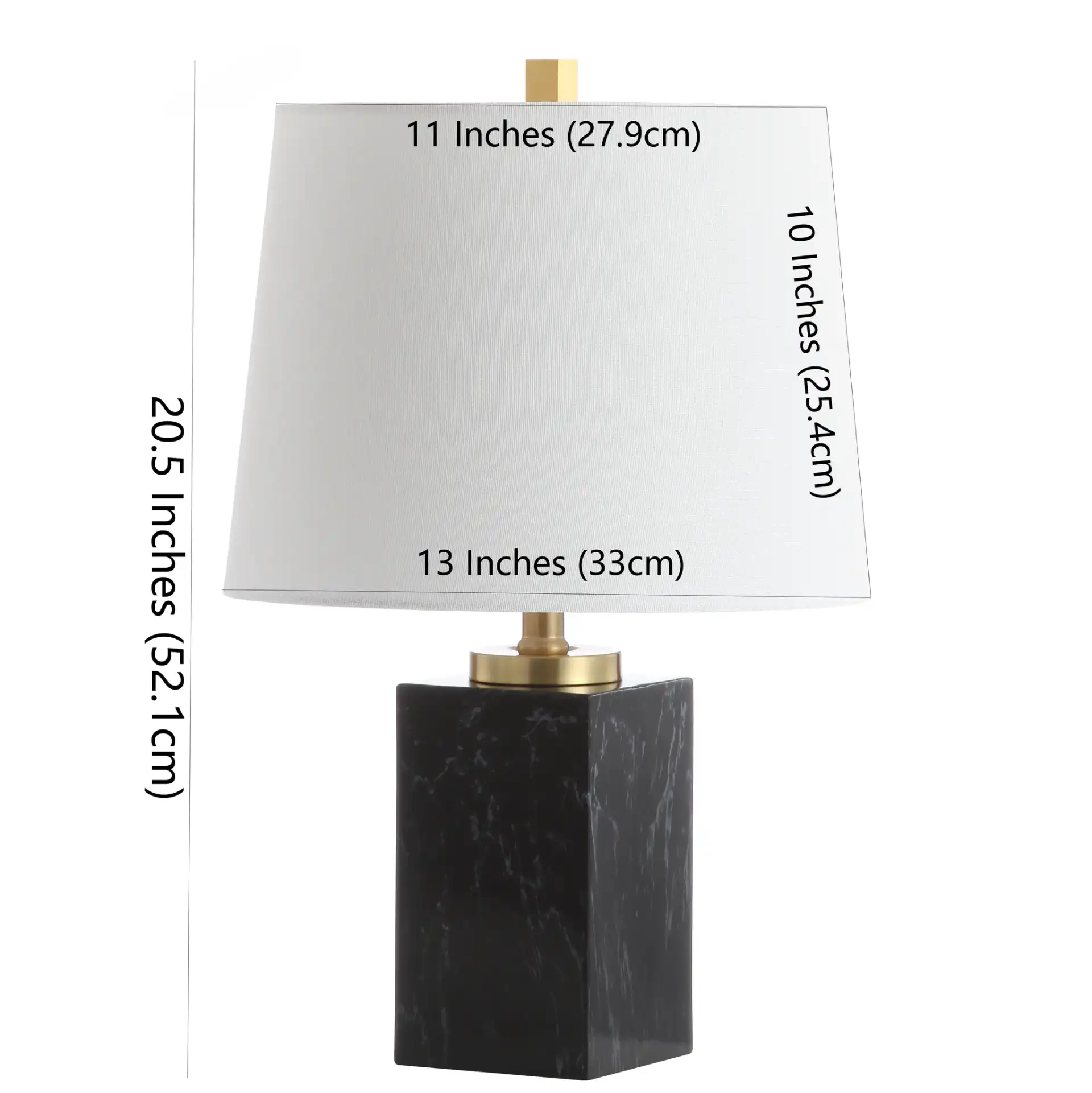 Judson Table Lamp in Blue, detail view